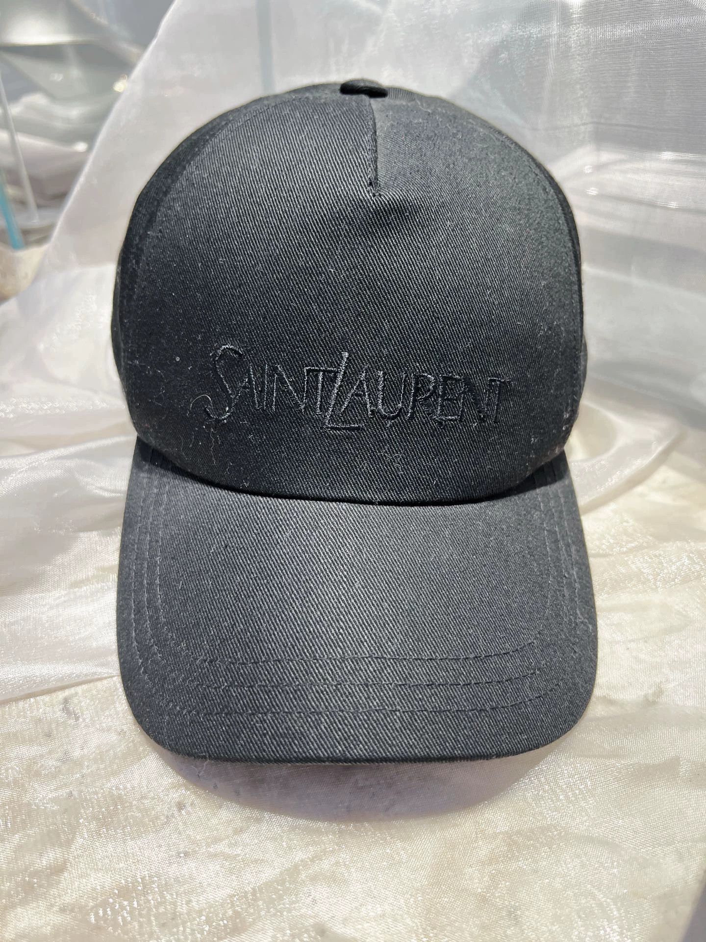 Yves Saint Laurent YSL Black Cap 59 Pre-Owned Size ONE SIZE - 2 Thumbnail