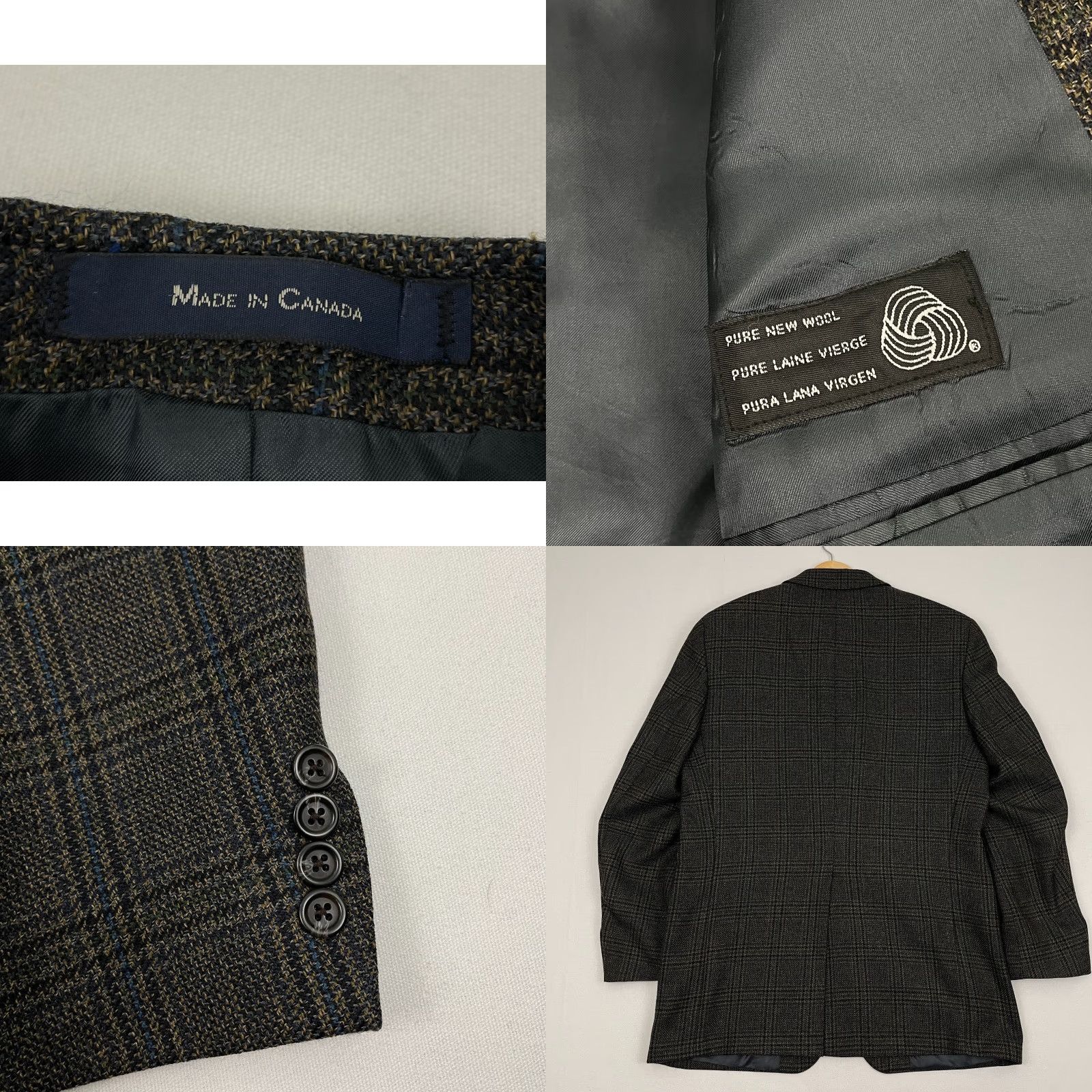 Polo Ralph Lauren Polo Ralph Lauren University Club Sport Coat Blazer Men 41T Wool Glen Check Prep Jacket Single-Breasted Notch 2-Button Brown Wool Classic Mens Size US L / EU 52-54 / 3 - 8 Thumbnail