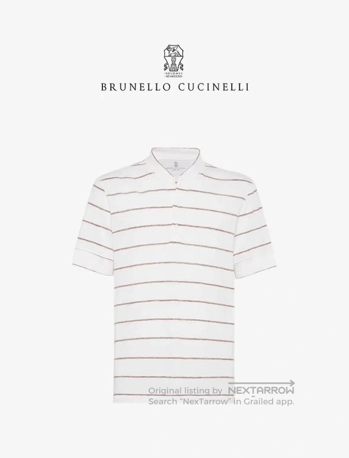 Brunello Cucinelli Brunello Cucinelli Men's Short Sleeve Polo. Size US M / EU 48-50 / 2 - 4 Thumbnail