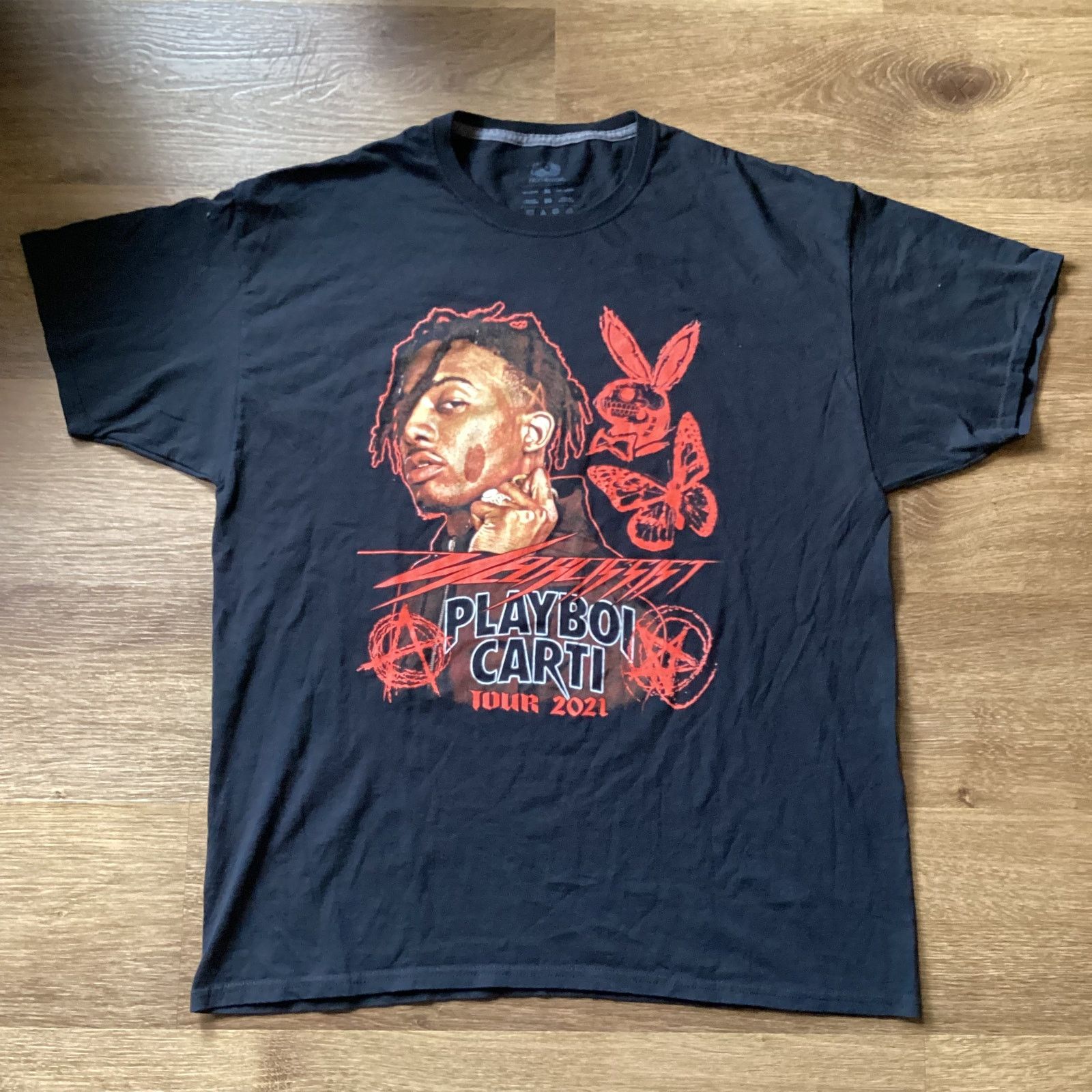 Fruit Of The Loom 2021 Playboi Carti Tour Merch Size US XL / EU 56 / 4 - 1 Thumbnail