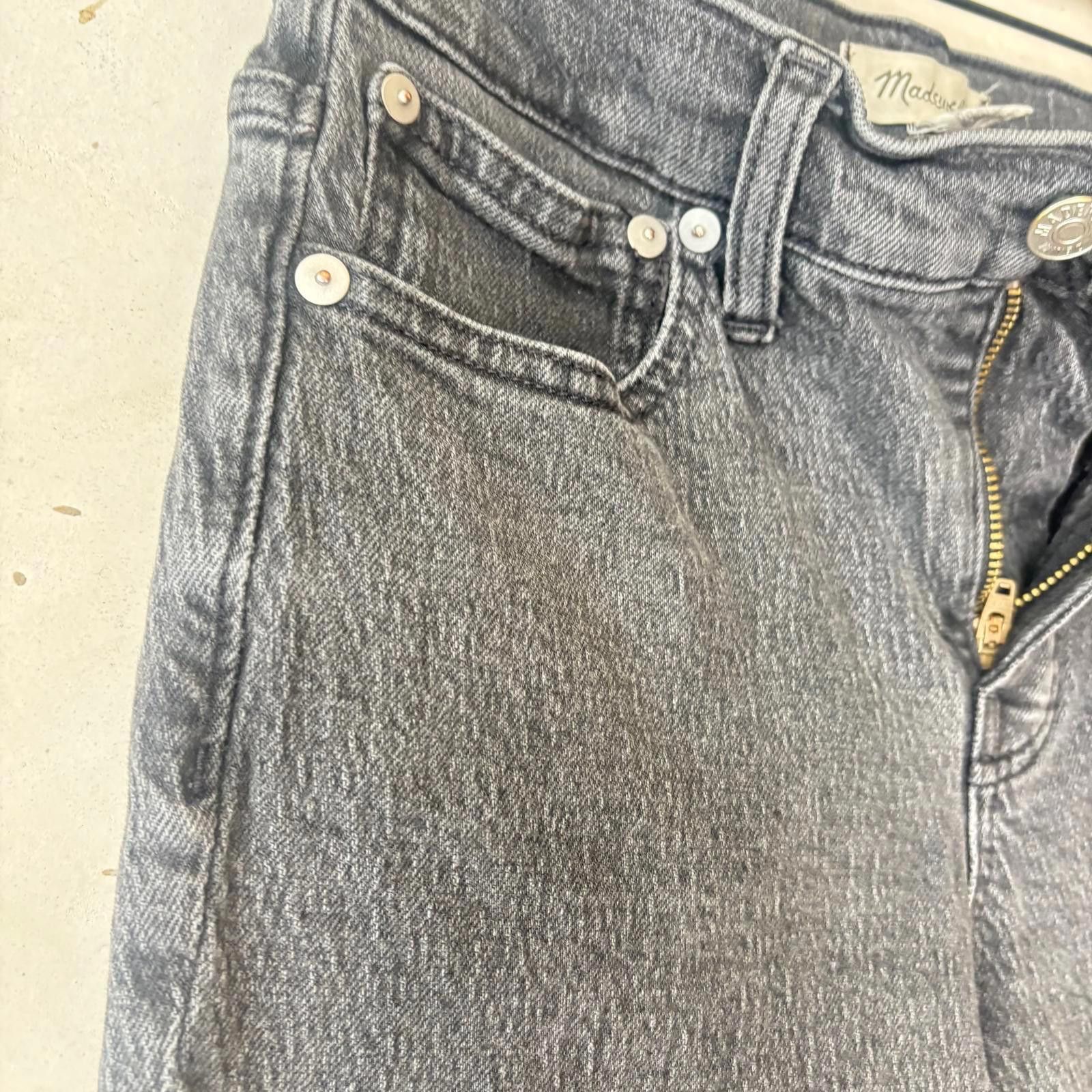 Madewell Madewell Women's Black Denim Jeans - Classic Fit Size 24" / US 00 / IT 34 - 7 Thumbnail
