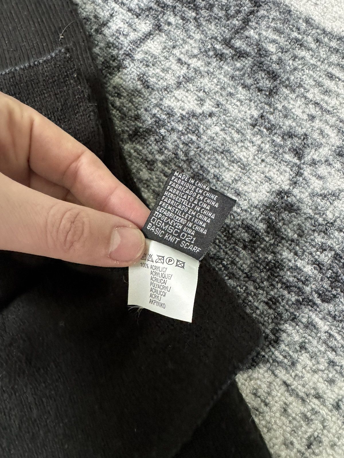 Quiksilver × Vintage Vintage Quiksilver Scarf Black Classic Y2K STULE 90s Surf Size ONE SIZE - 4 Thumbnail