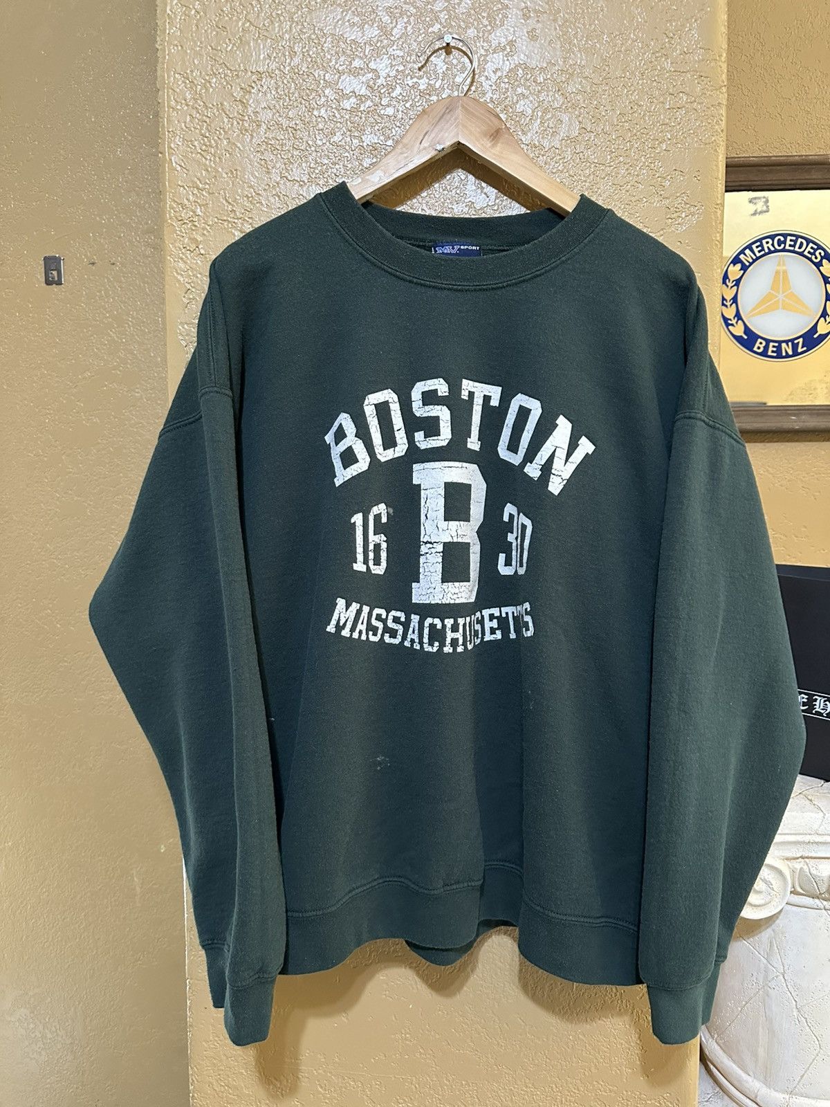 4GSELLER × Vintage faded vintage Boston crewneck xl Size US XL / EU 56 / 4 - 2 Thumbnail