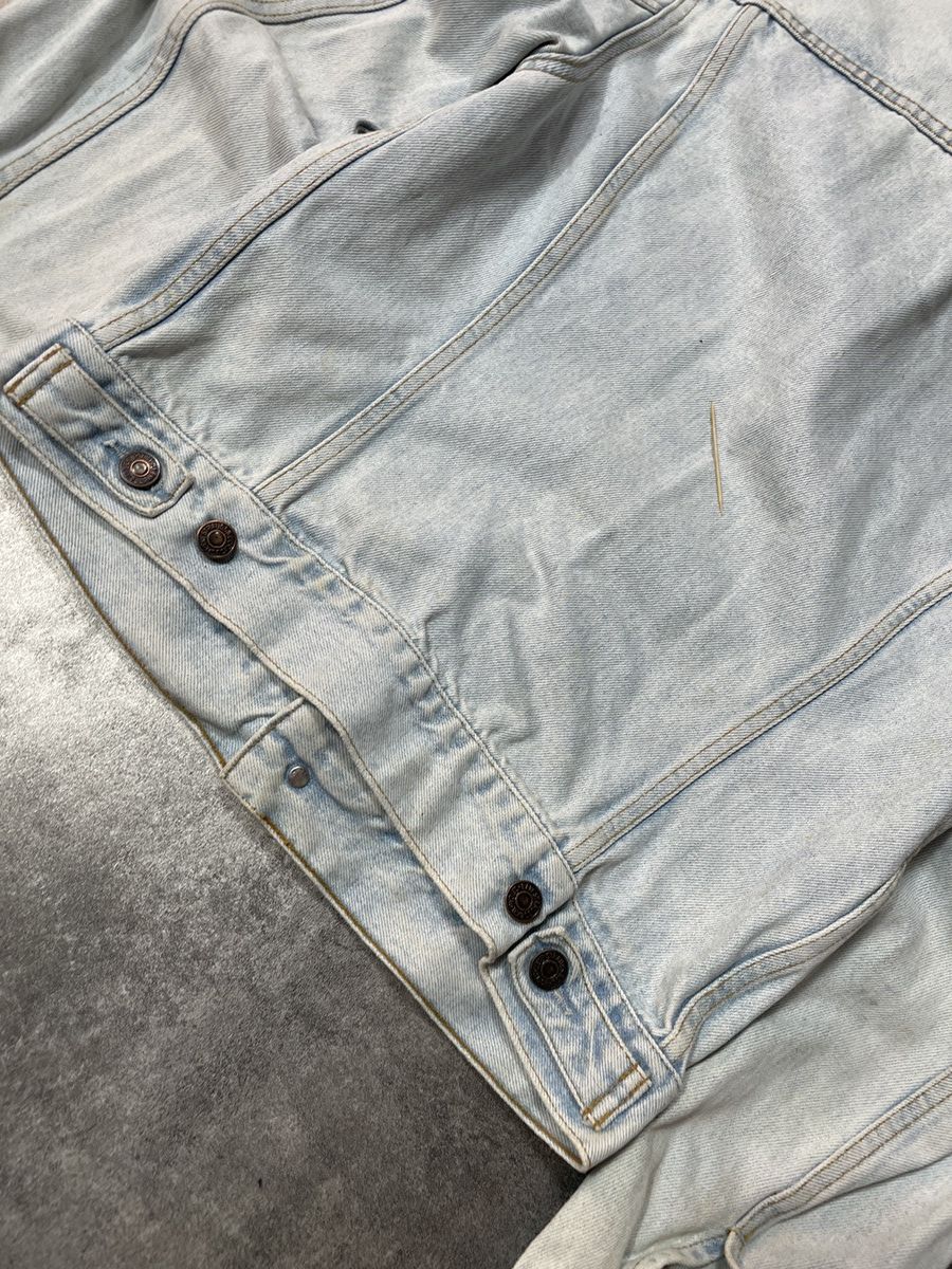 Levi's 🔥Offers🔥Levis Vintage Y2K Denim Jacket Rare Baby Blue Size XS / US 0-2 / IT 36-38 - 15 Thumbnail
