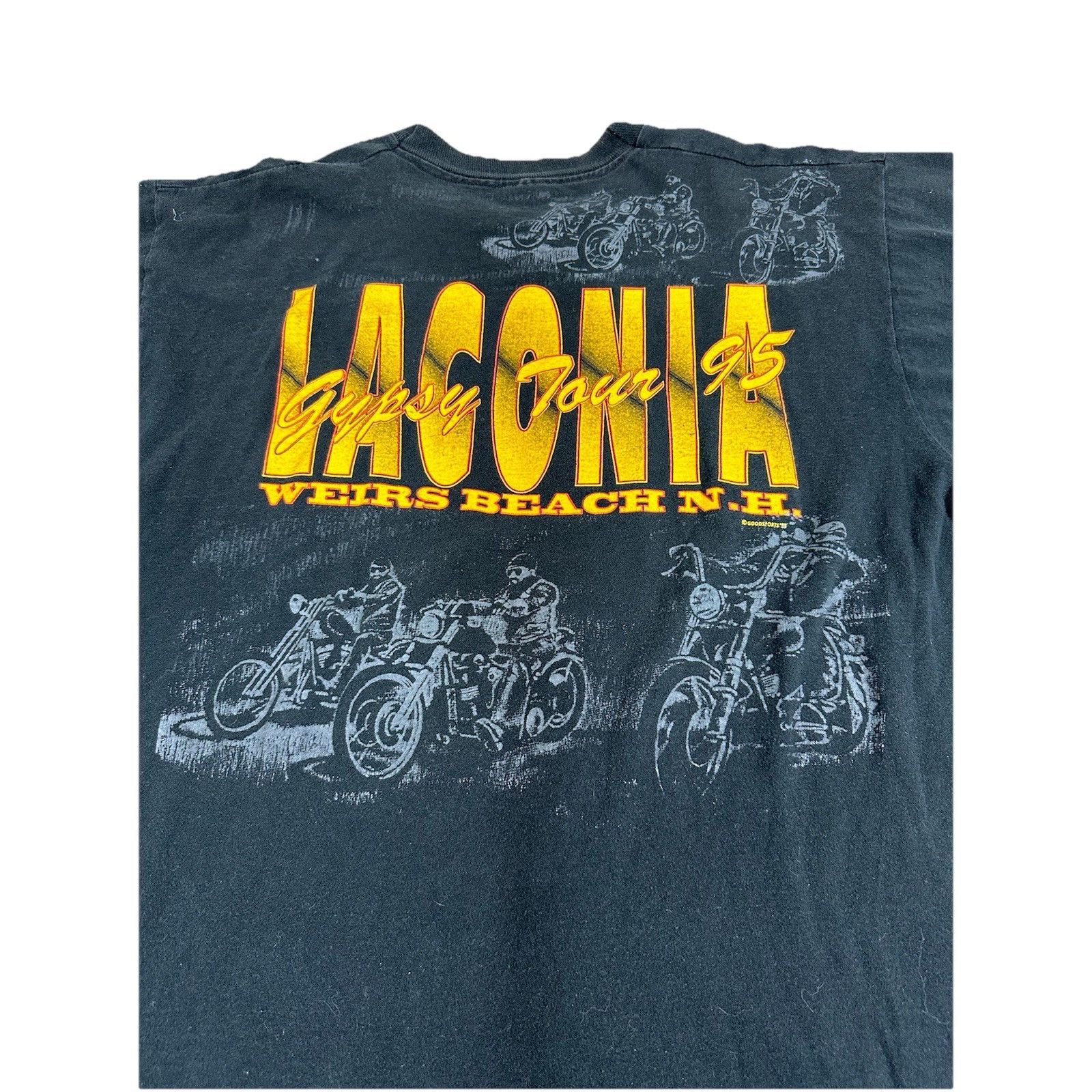 Anvil Vintage Laconia Bike Week 1995 T-Shirt Harley Davidson Motor Size US XL / EU 56 / 4 - 4 Thumbnail