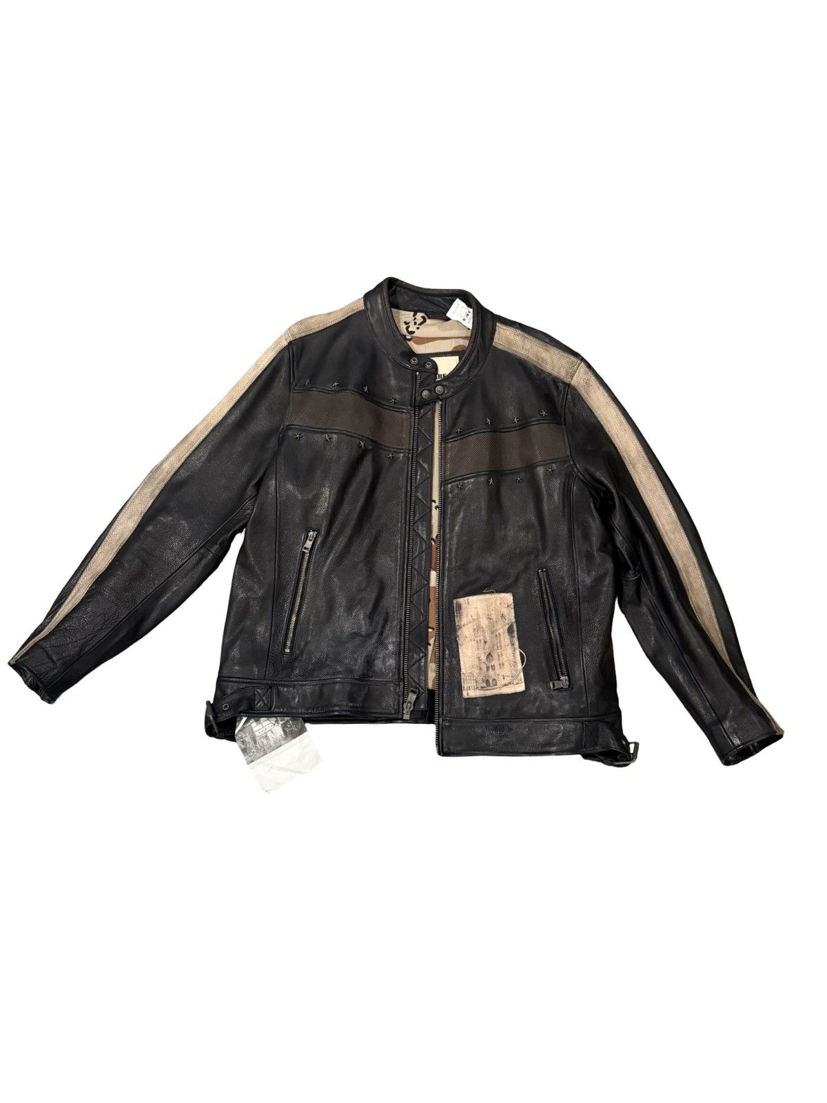 Other Abeja Leather Jacket H Lorenzo Size US XXL / EU 58 / 5 - 1 Thumbnail