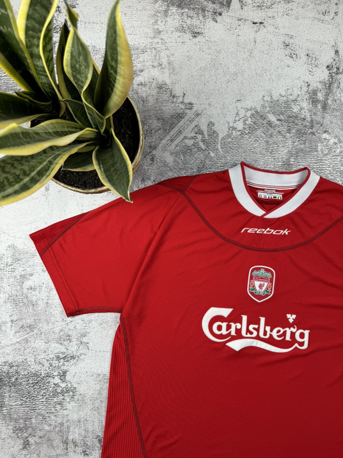 Reebok Liverpool 2002/2003 Garlsberg Reebok Blockcore Jersey Tshirt Size US XL / EU 56 / 4 - 9 Thumbnail