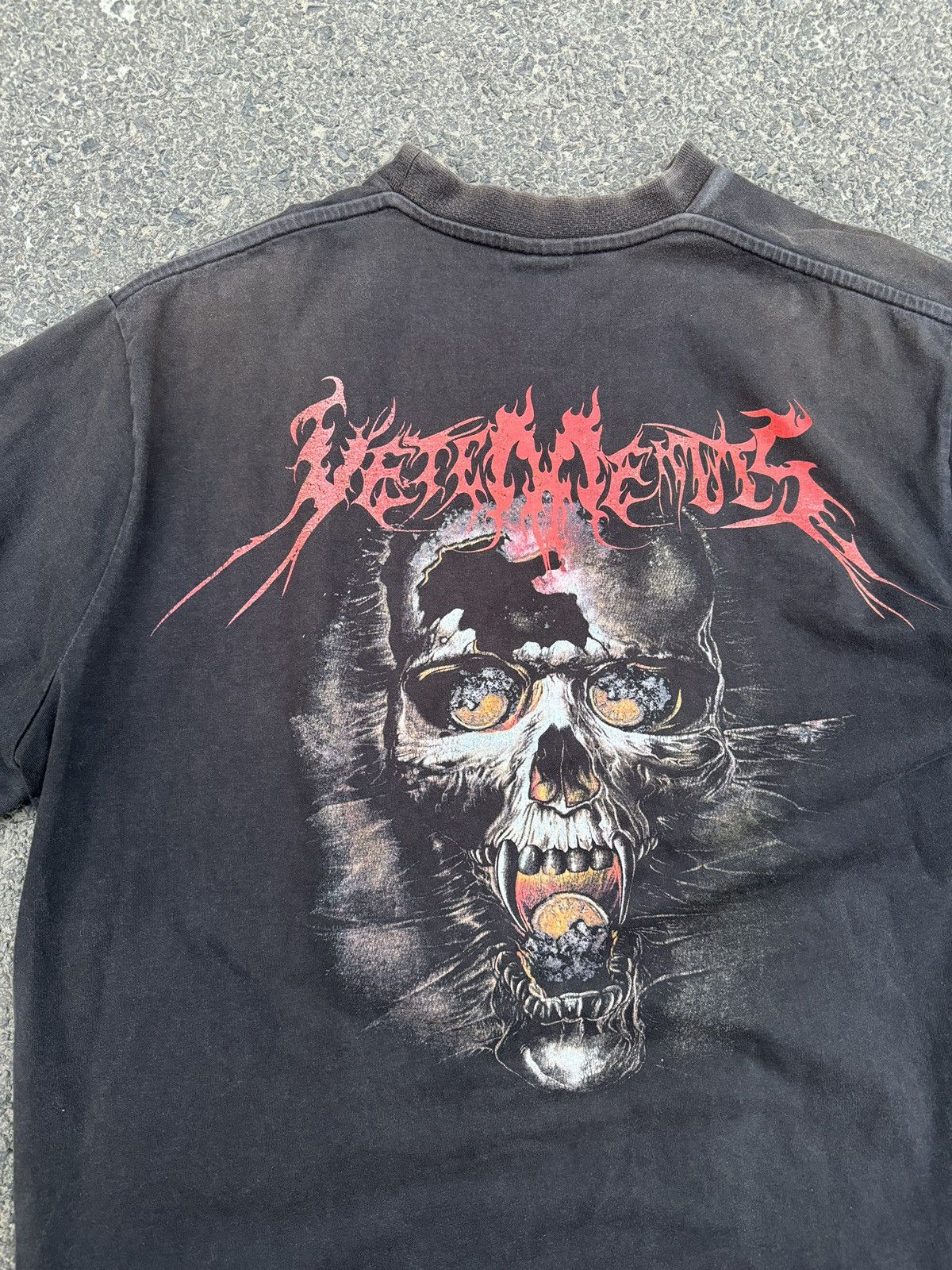 Vetements *RARE* Vetements AW16 Heavy Metall Skull Tshirt Size US S / EU 44-46 / 1 - 2 Thumbnail