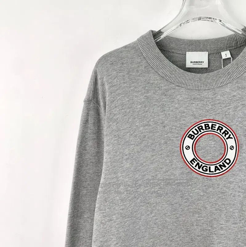 Burberry Burberry Gray Cotton Women’s Sweatshirt. Size S / US 4 / IT 40 - 3 Thumbnail
