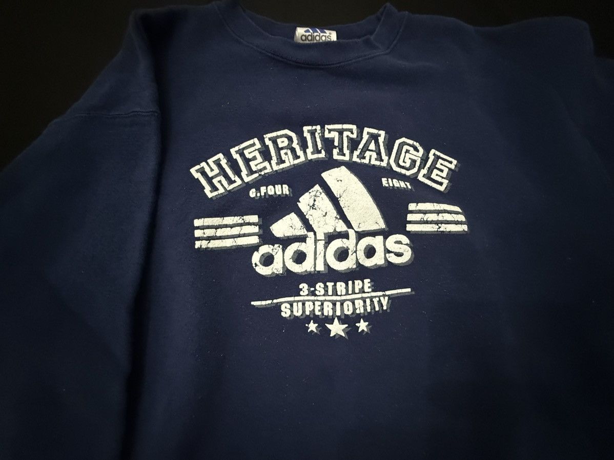 Adidas Adidas vintage 90s sweatshirt size large Size US L / EU 52-54 / 3 - 2 Thumbnail