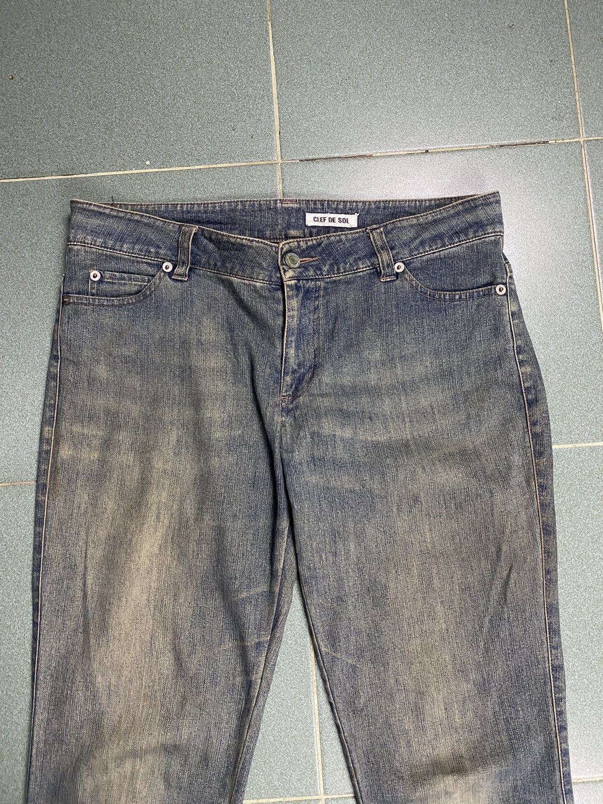 Japanese Brand Clef De Sol Bootcut Jeans Size US 30 / EU 46 - 4 Thumbnail