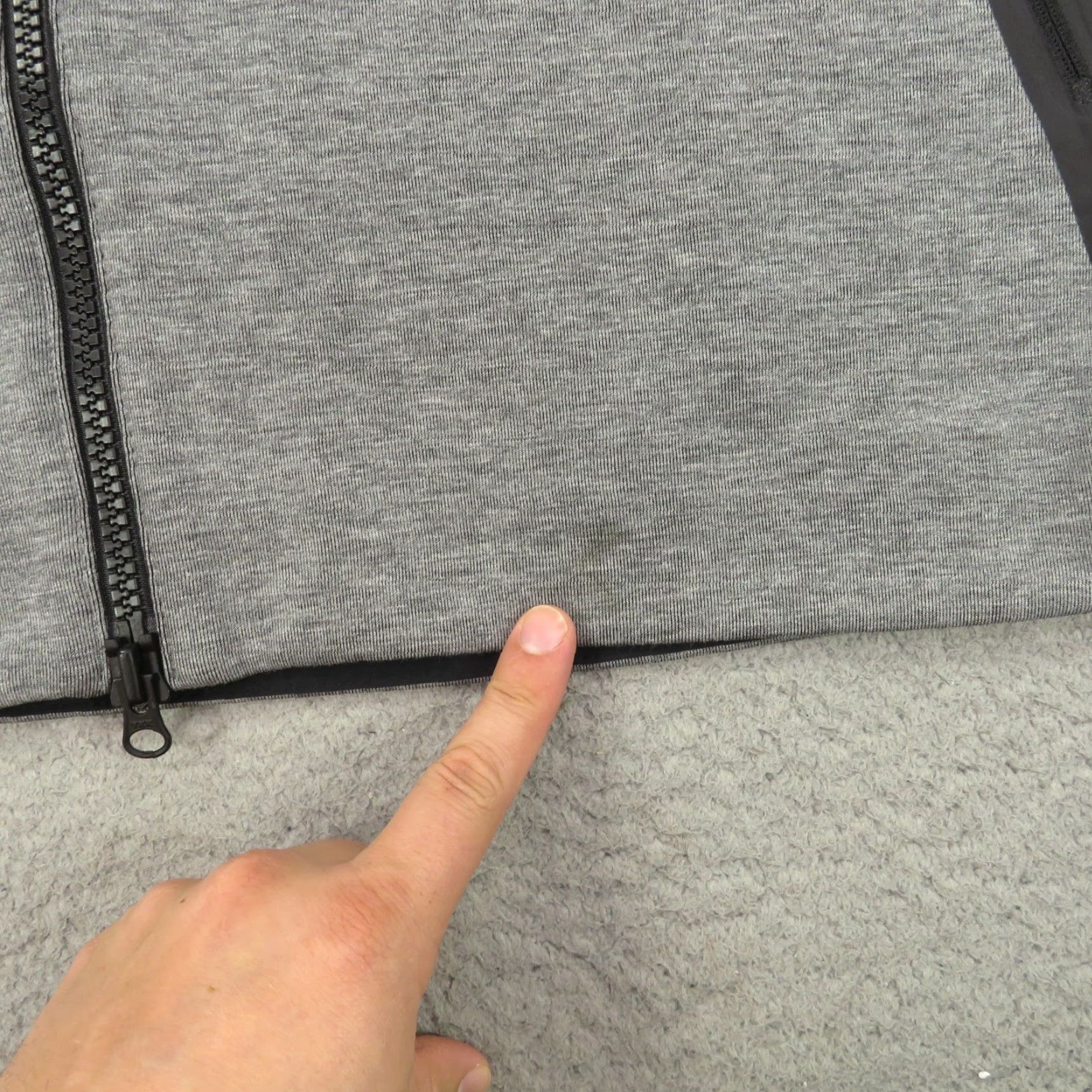 Nike Nike Jacket Mens XL Tech Fleece Full Zip Heather Grey NSW Band Collar Size US XL / EU 56 / 4 - 5 Thumbnail