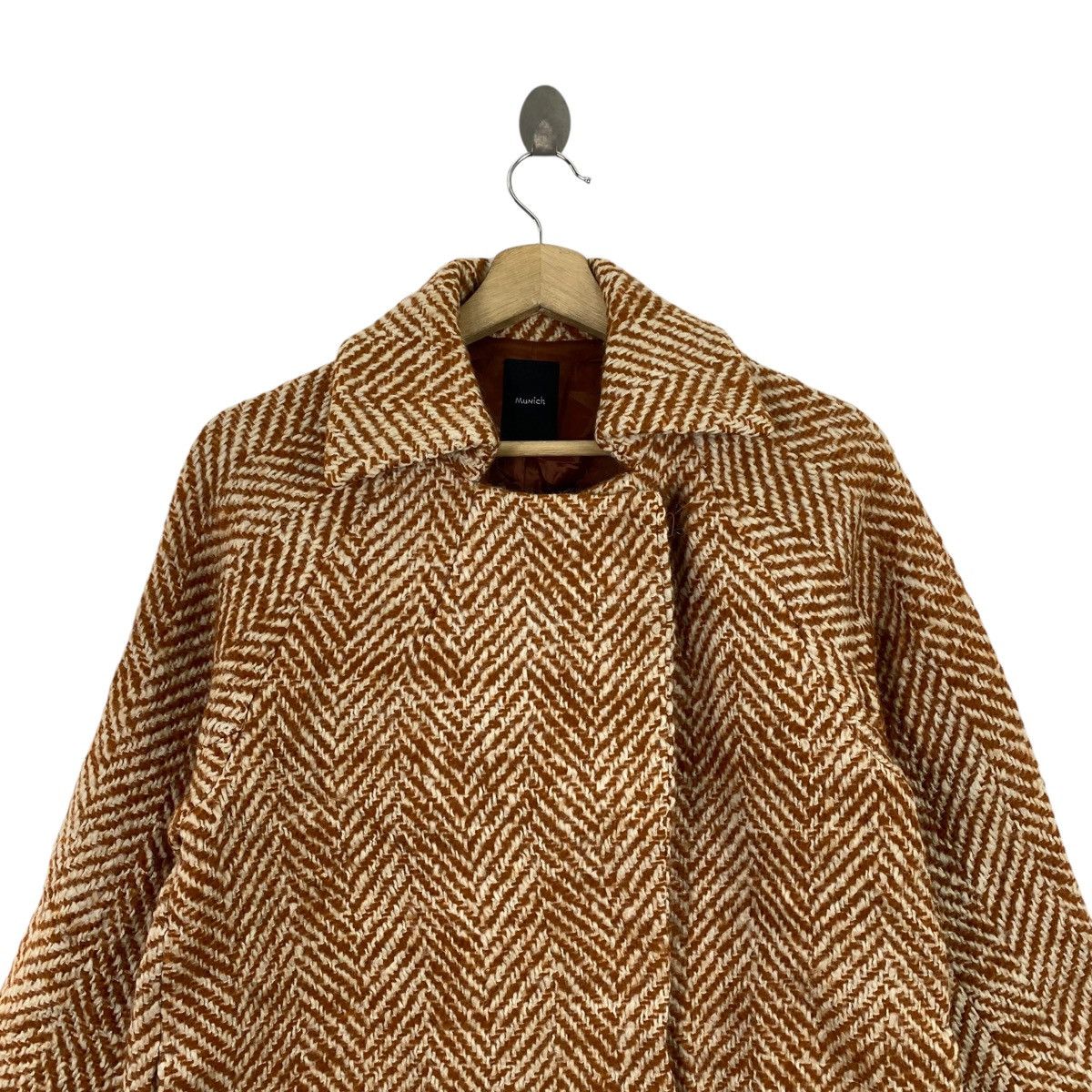 Japanese Brand MUNICH Japanese Brand Multi Color Wool Parka Jacket Size S / US 4 / IT 40 - 2 Thumbnail