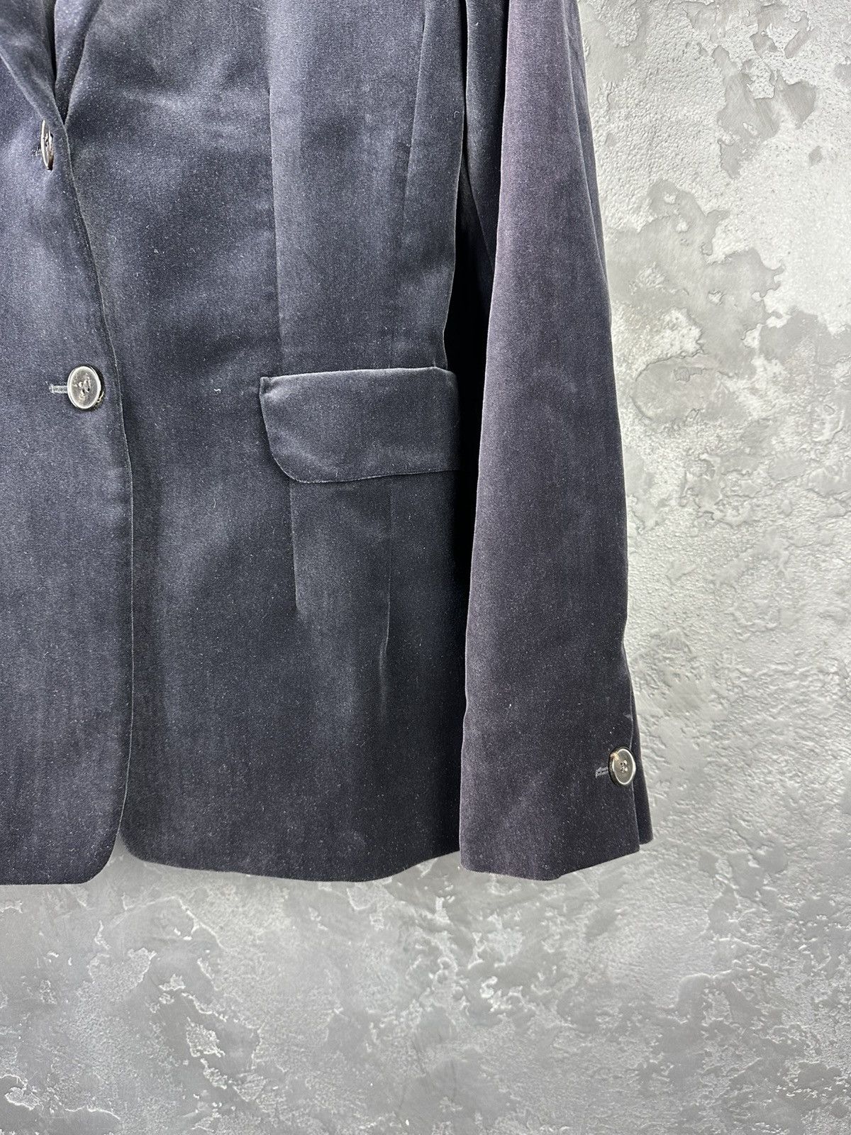 Jil Sander JIL SANDER Black Velour Blazer Jacket Women’s Size 40 Size S / US 4 / IT 40 - 6 Thumbnail