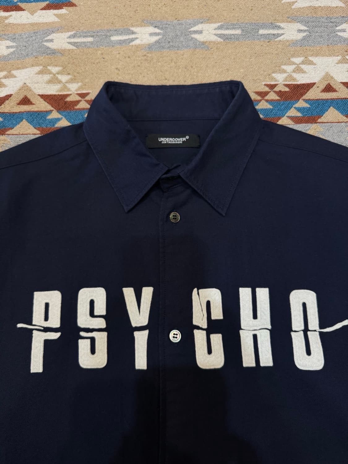 Undercover Undercover Psycho Black Button Up Shirt Size US L / EU 52-54 / 3 - 5 Thumbnail