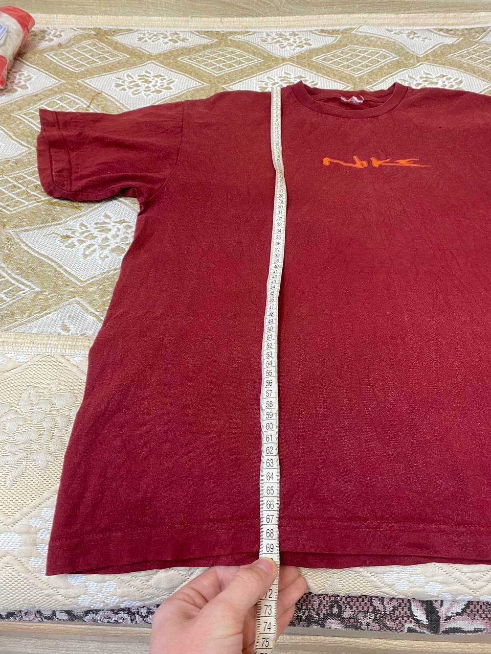 Nike 🔥 Nike 90s Vintage Rare Logo Y2K Washed T Shirt Swoosh TN Size US XL / EU 56 / 4 - 12 Thumbnail