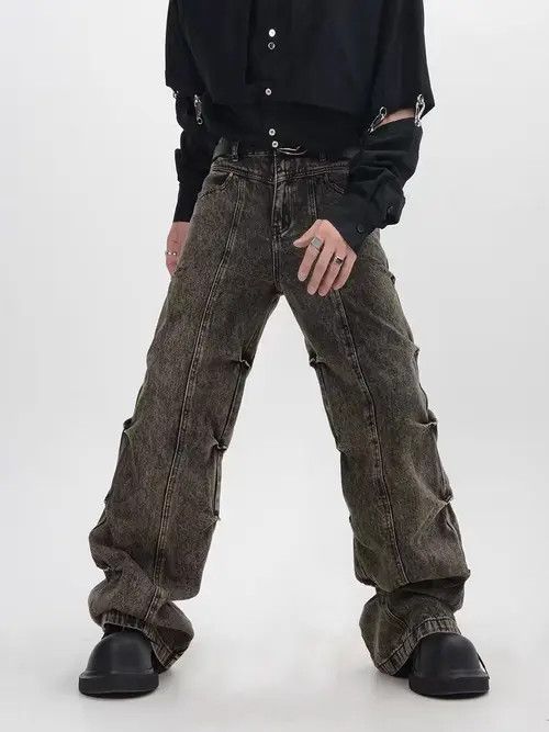 Jean Workwear Camouflage Casual Pants Size US 33 - 2 Thumbnail