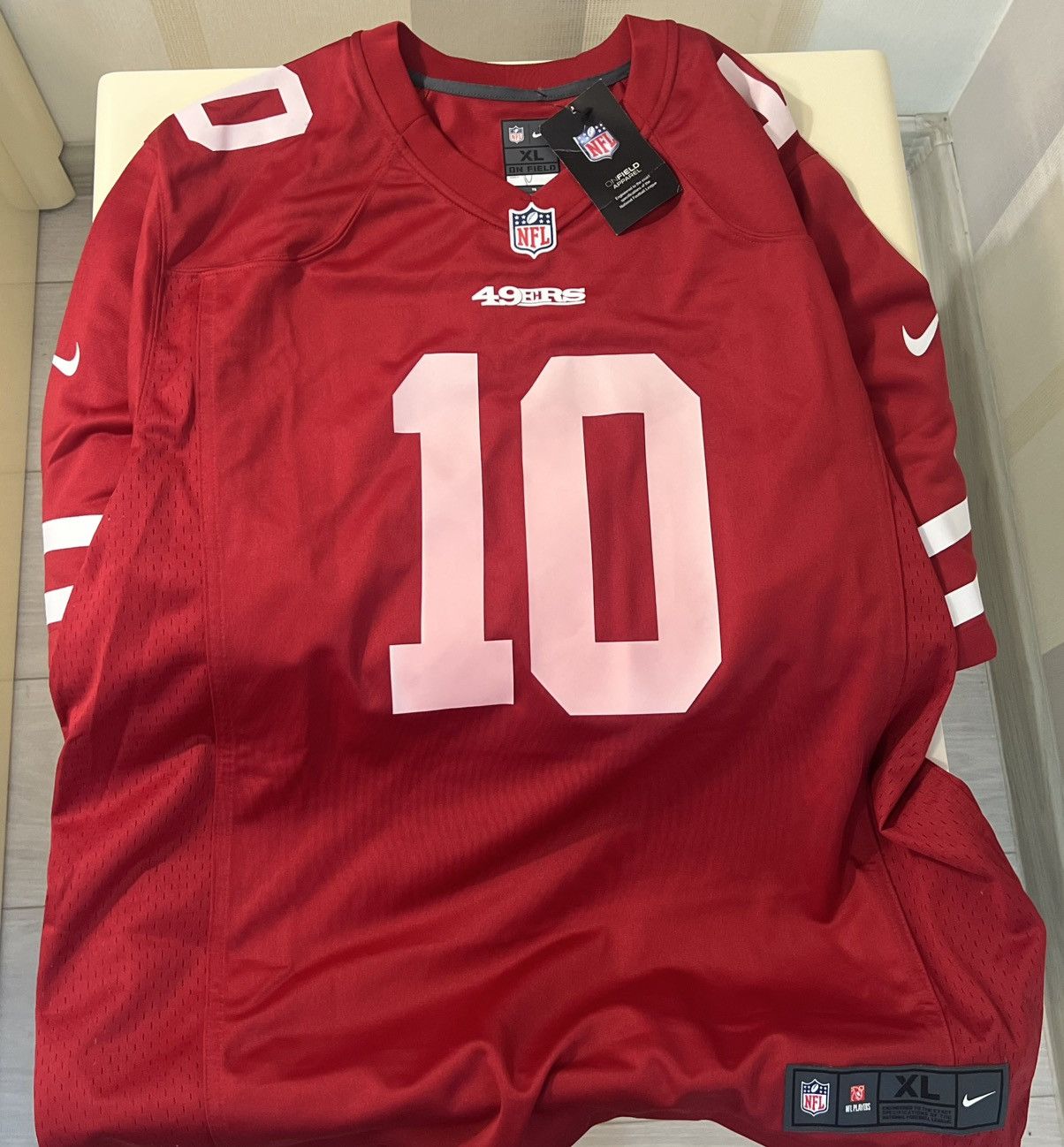 Nike × Vintage Nike SAN FRANCISCO 49ers JIMMY GAROPPOLO Ltd VAPOR MEN'S Size US XL / EU 56 / 4 - 1 Thumbnail