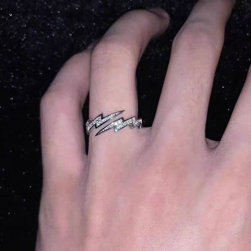 Jewelry Lightning Rare Jewelry Rings Open Chrome Ring (Size 7-13) Size ONE SIZE - 3 Thumbnail