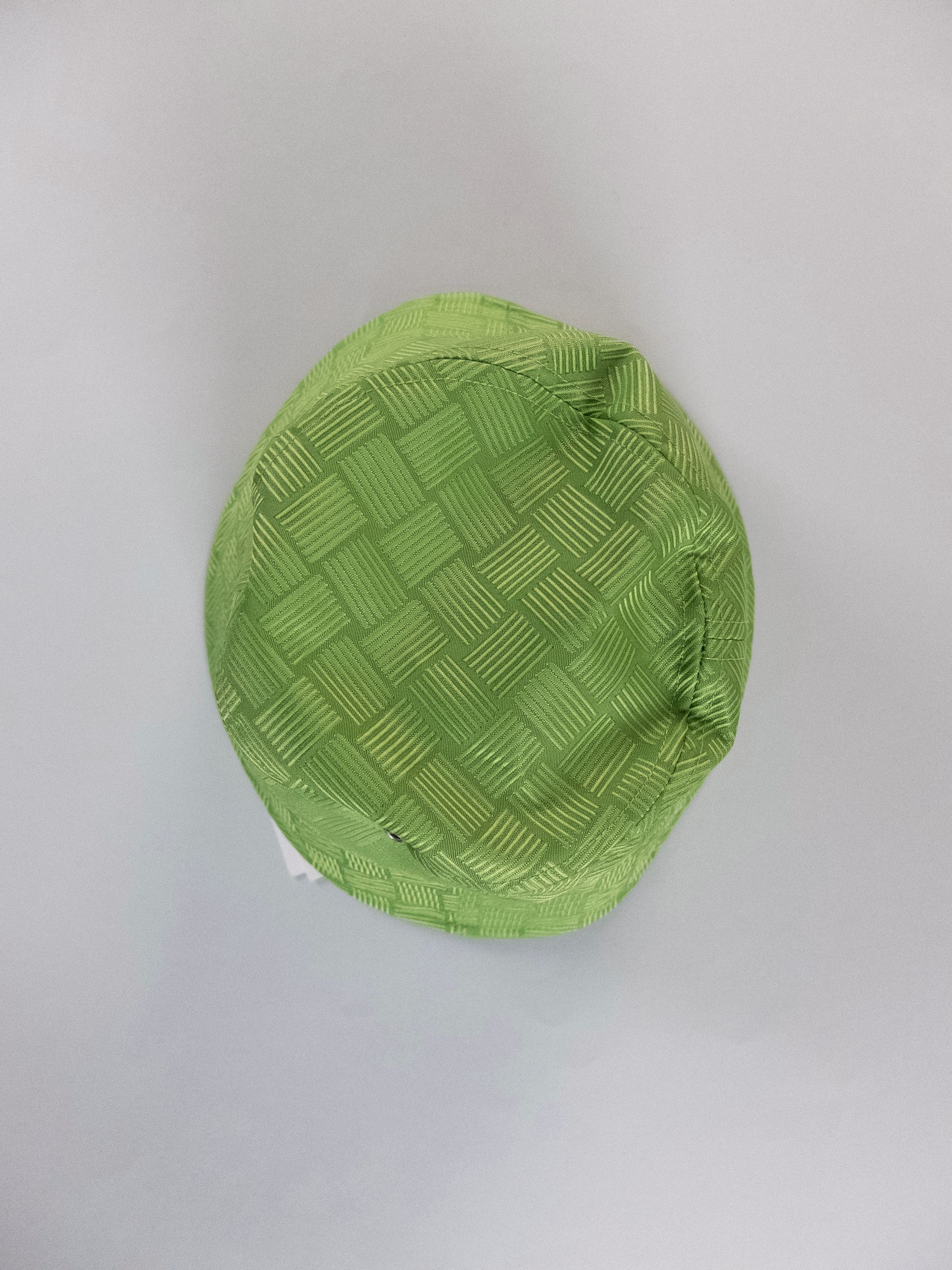 Bottega Veneta BOTTEGA VENETA intrecciato pattern green bucket hat Large q Size ONE SIZE - 7 Thumbnail