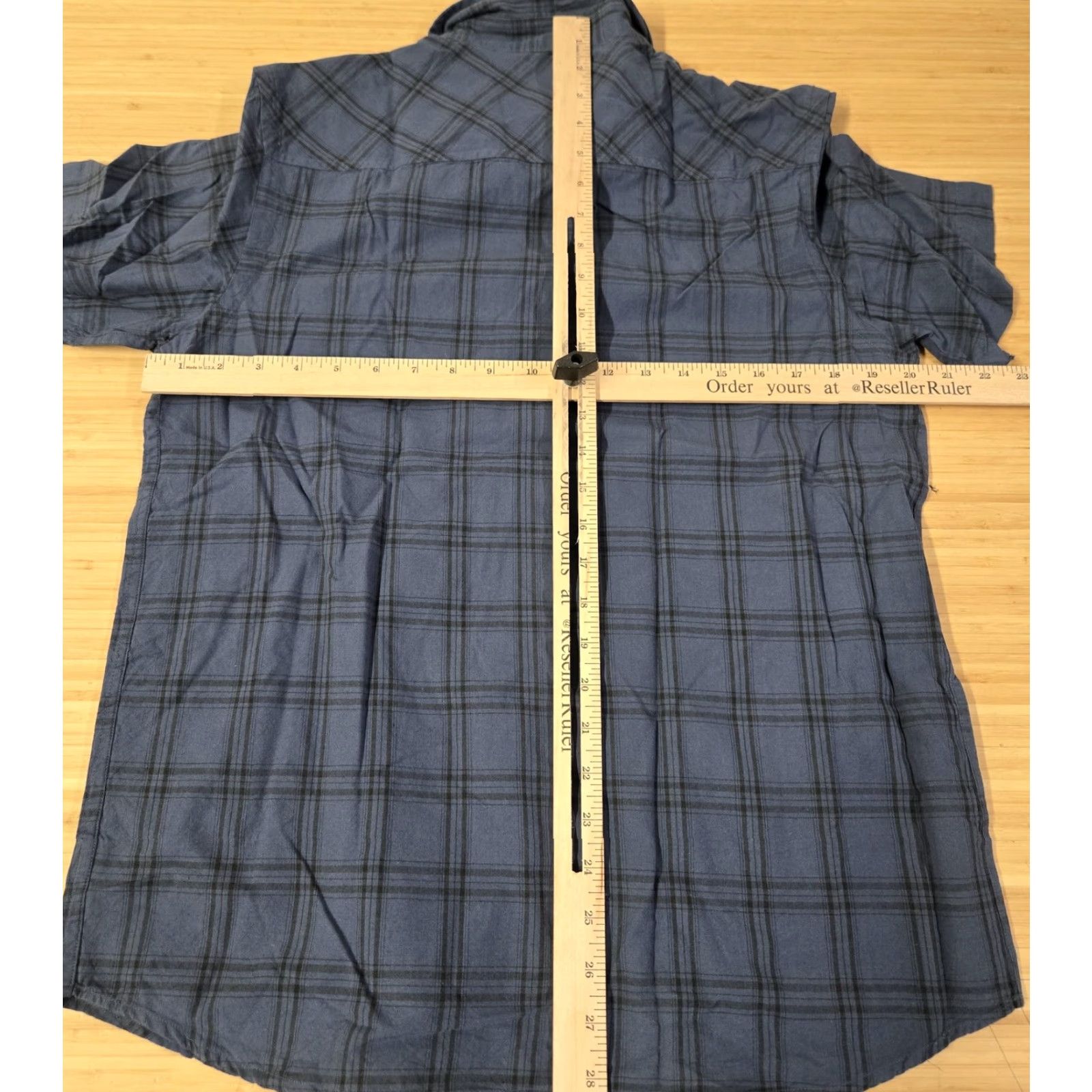 Etnies Etnies Shirt Mens Medium Blue Royal Check Plaid Button Front Short Sleeve Cotton Size US M / EU 48-50 / 2 - 5 Thumbnail