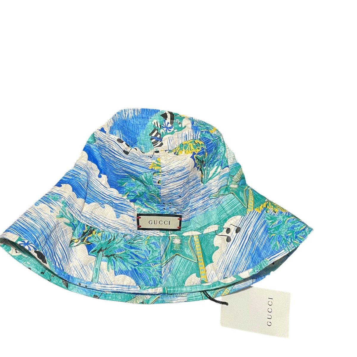 Gucci Bucket Hat Gucci Miami Edition 2020 RARE Size ONE SIZE - 2 Thumbnail