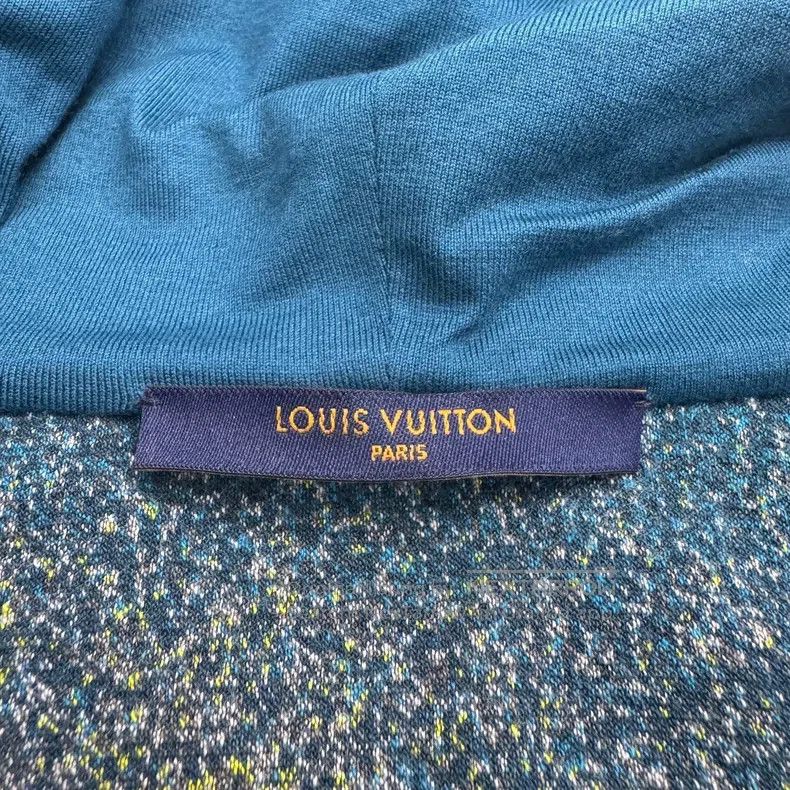 Louis Vuitton Louis Vuitton Tie-dyed polar fleece hooded sweatshirt Size US L / EU 52-54 / 3 - 2 Thumbnail