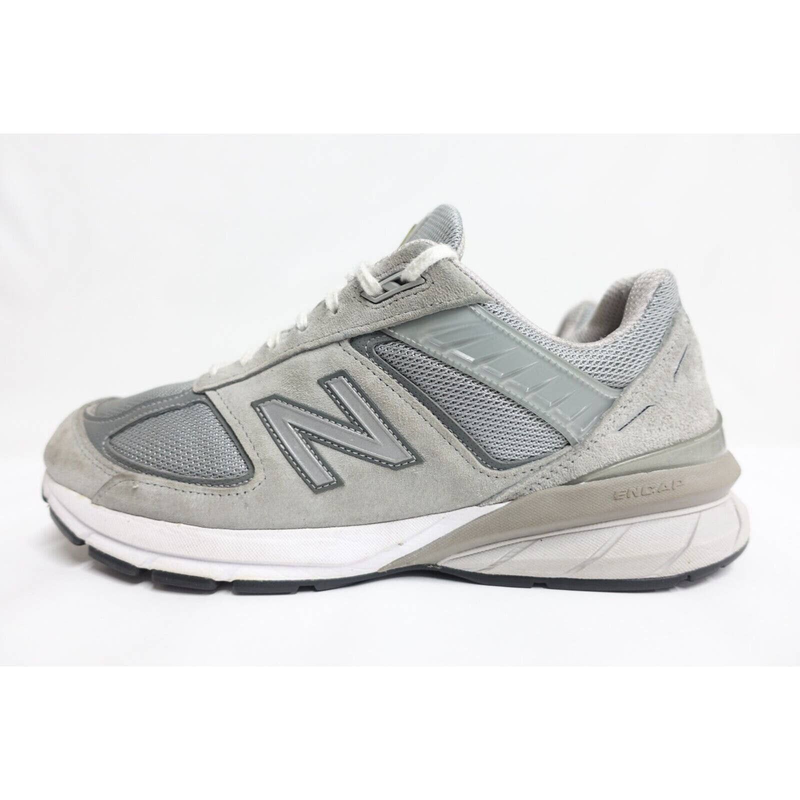 New Balance NEW BALANCE 990v5 Running Shoes Suede 11.5 2E EE Wide Grey Size US 11.5 / EU 44-45 - 3 Thumbnail