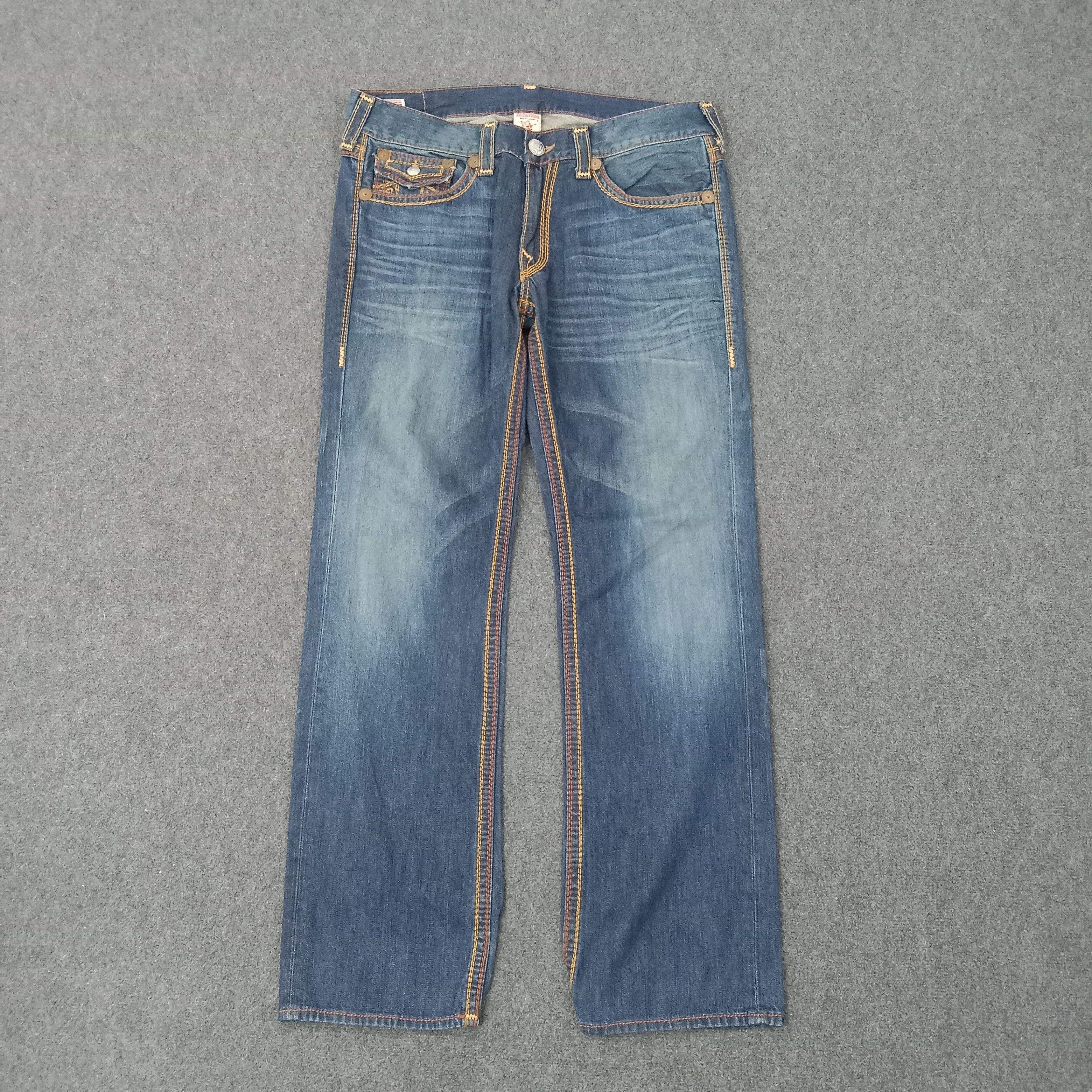 True Religion True Religion American Denim Jeans C258N5 Size US 37 - 1 Thumbnail