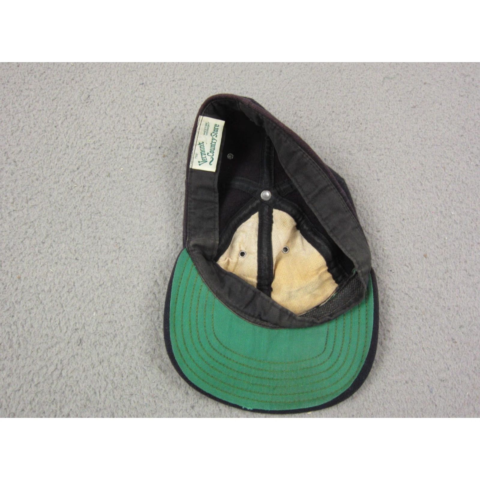 Vintage Vermont Country Store Hat Mens One Size OS Blue Baseball Cap 90s Vintage Outdoor Wool Canvas Size ONE SIZE - 5 Thumbnail