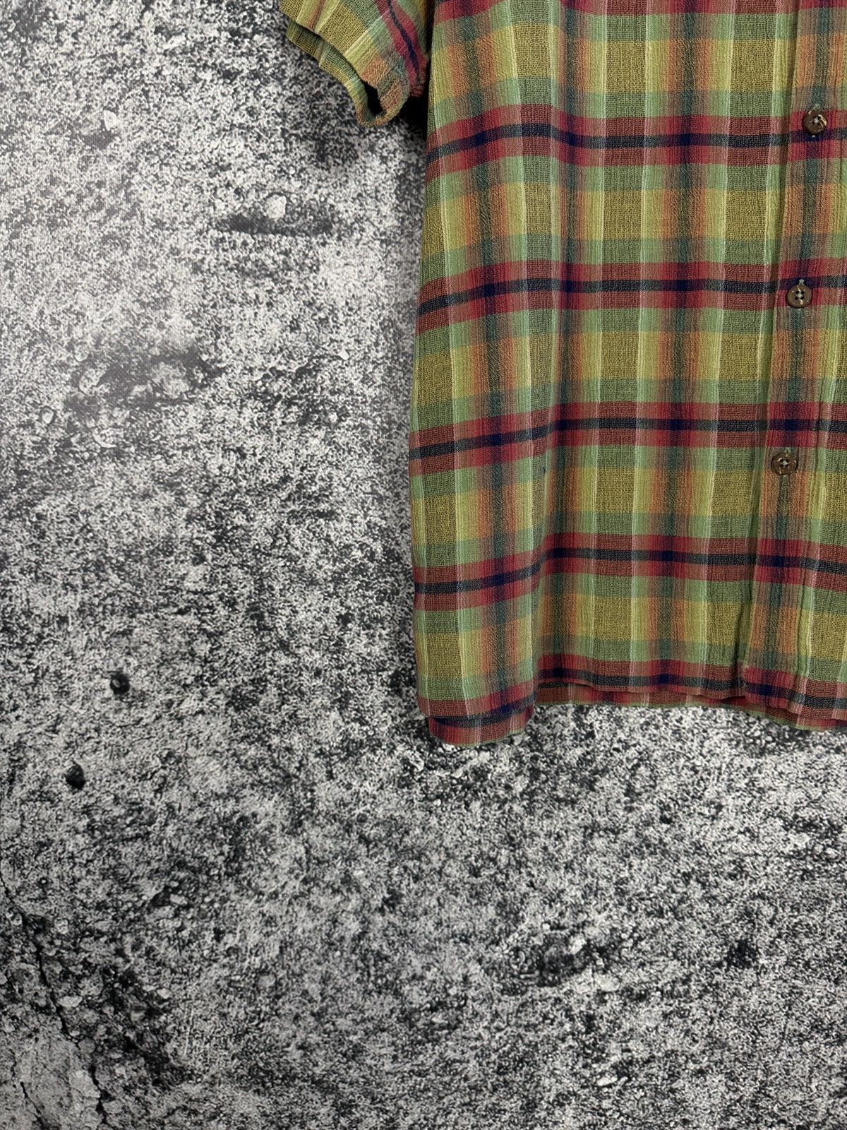 Patagonia Men’s Vintage Patagonia Linen Plaid Shirt Button Up Size XL Size US XL / EU 56 / 4 - 4 Thumbnail