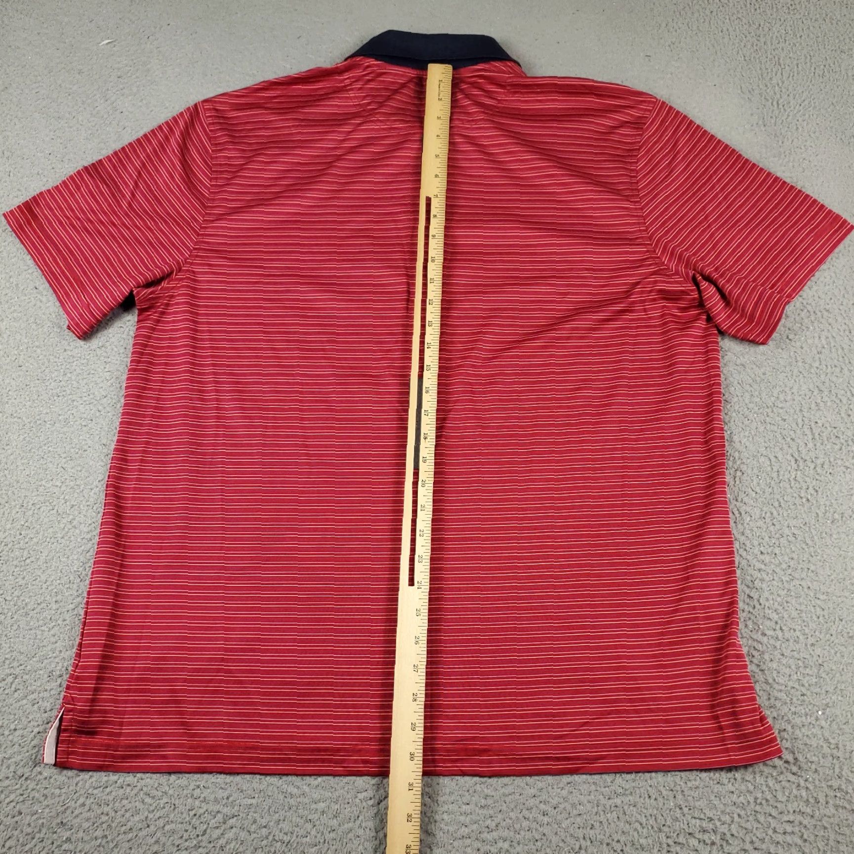 Vintage Greg Norman Polo Shirt Mens XL Red Striped Shark Golf Casual Short Sleeve Polo Size US XL / EU 56 / 4 - 3 Thumbnail