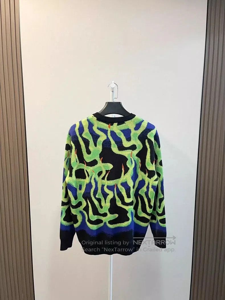 Louis Vuitton Louis Vuitton Flame Print Long Sleeve Sweater. Size US M / EU 48-50 / 2 - 2 Thumbnail