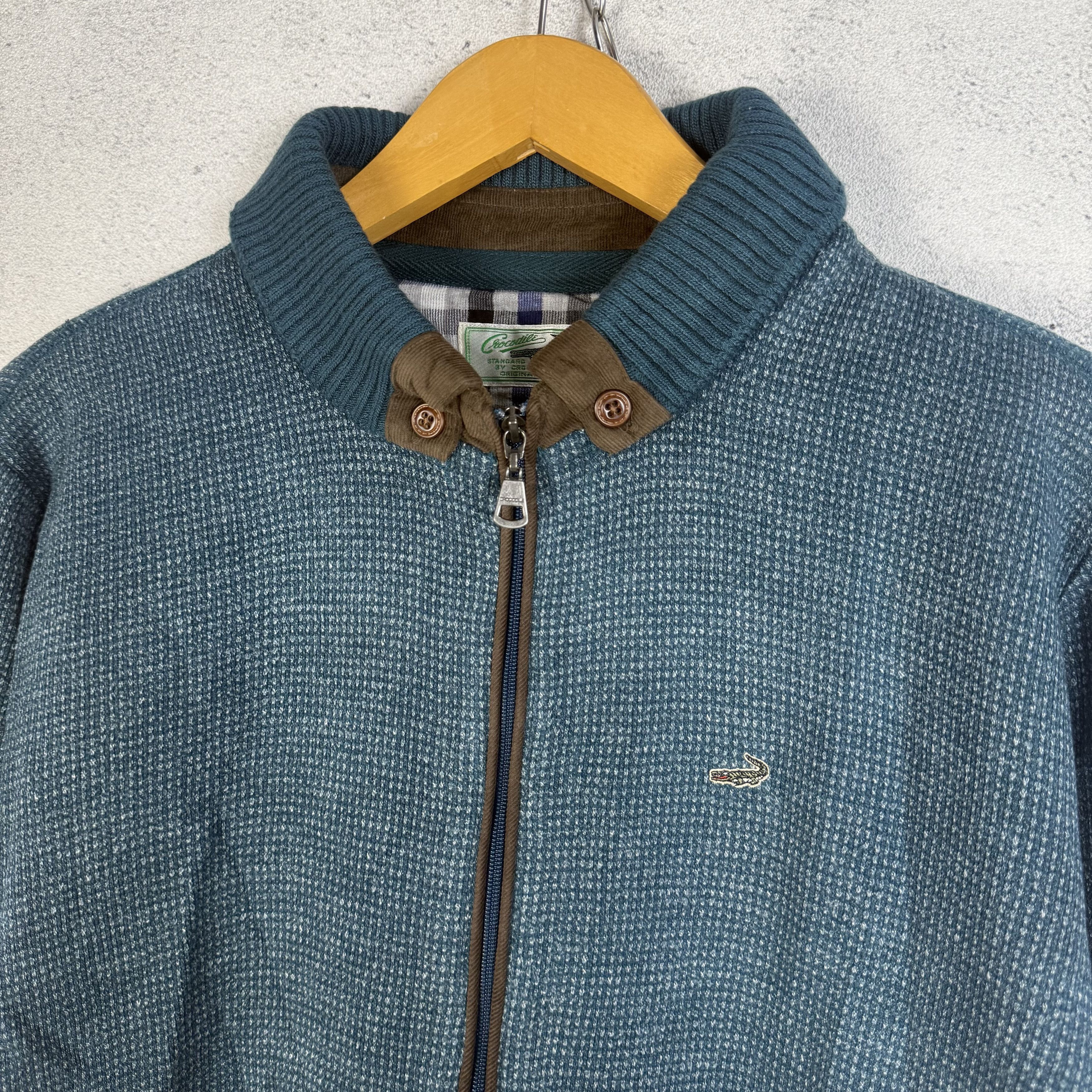 Vintage Vintage 90s Crocodile Zip Up Sweatshirt Crewneck Size US M / EU 48-50 / 2 - 3 Thumbnail