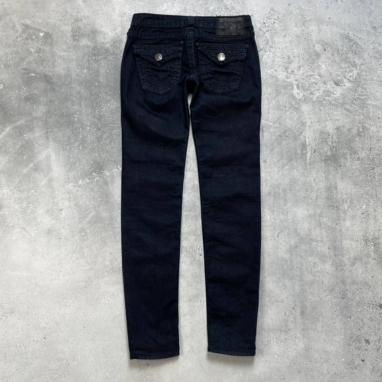 True Religion True Religion Julie Super T Skinny Jeans Women’s Blue Size 29" - 2 Thumbnail
