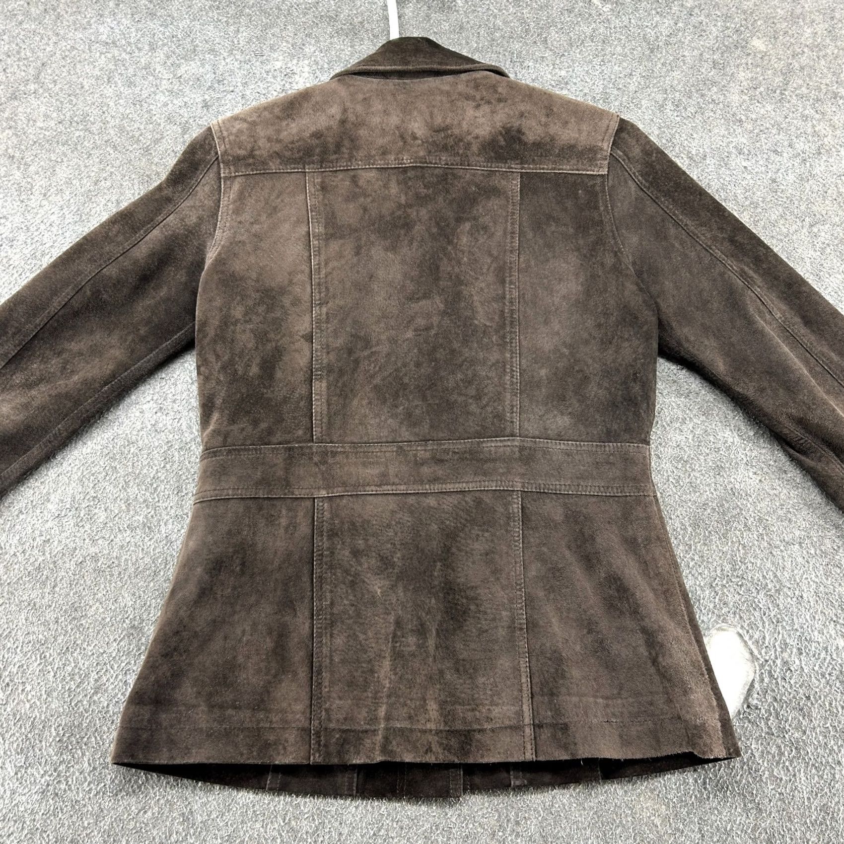 Eddie Bauer VINTAGE Eddie Bauer Jacket Womens XS Brown Genuine Leather Seattle Suede Trucker Size XS / US 0-2 / IT 36-38 - 7 Thumbnail