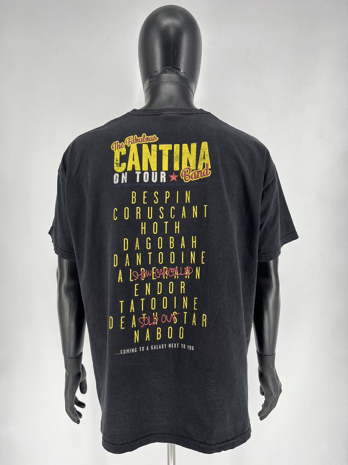 Star Wars Vintage Star Wars Cantina Band Live At Mos Eisley Tour Tee Size US XXL / EU 58 / 5 - 7 Thumbnail
