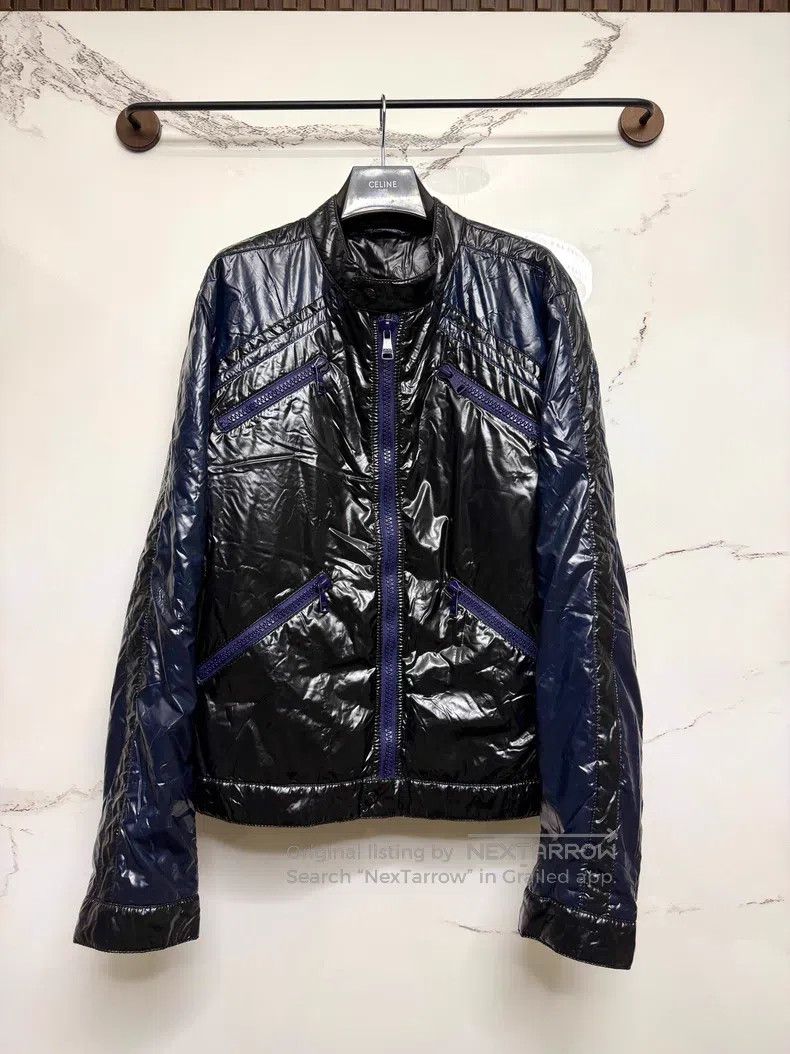 Dolce & Gabbana Dolce Gabbana Glossy Patchwork Biker Down Jacket Size US L / EU 52-54 / 3 - 1 Thumbnail