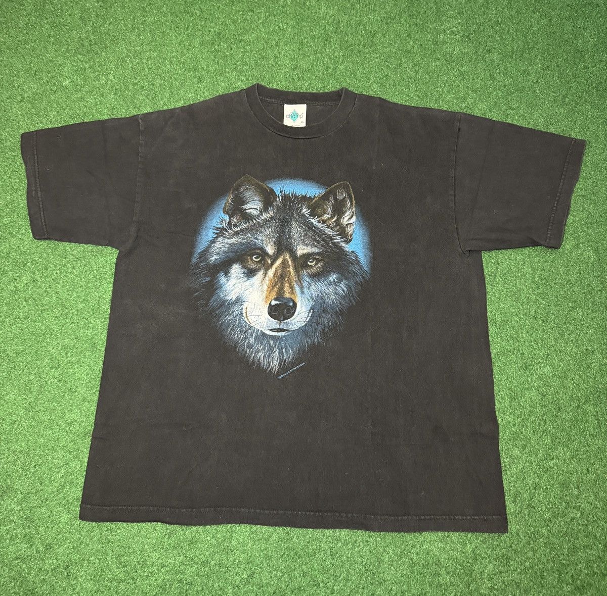 Vintage Vintage 90s Wolfe Nature Animal Print XL T Shirt Size US XL / EU 56 / 4 - 1 Thumbnail