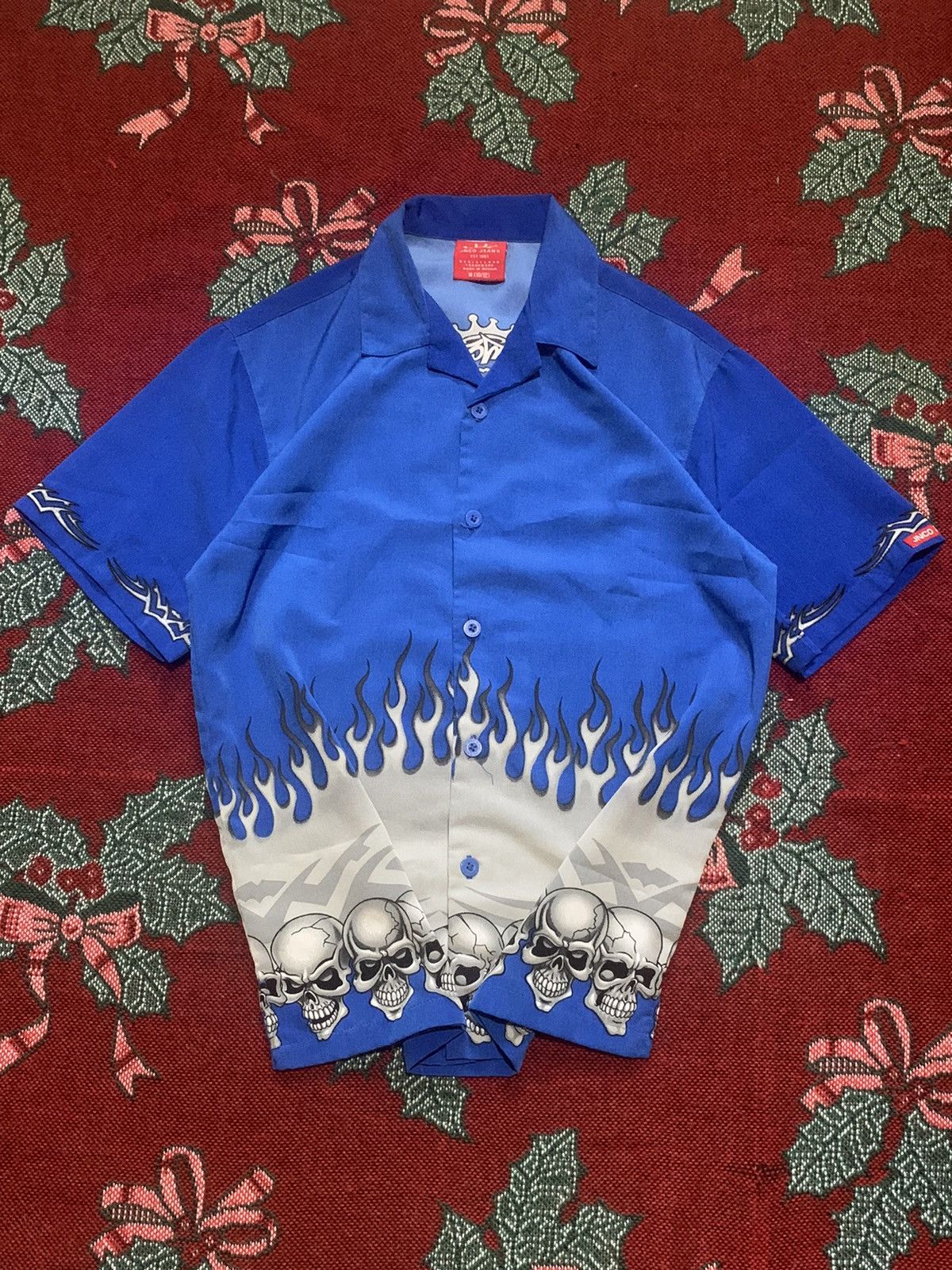 JNCO VINTAGE JNCO SKULL FIRE Size US M / EU 48-50 / 2 - 1 Thumbnail