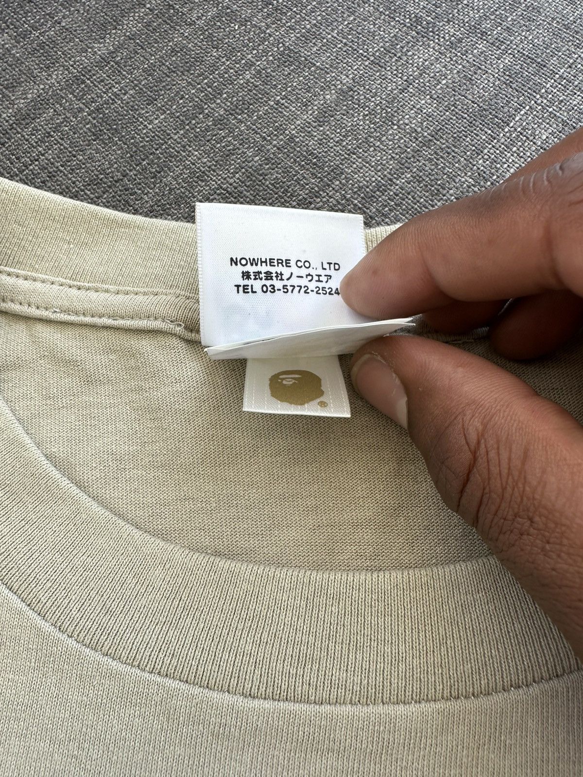 Bape Bape “No Windage tee” Size US XL / EU 56 / 4 - 6 Thumbnail