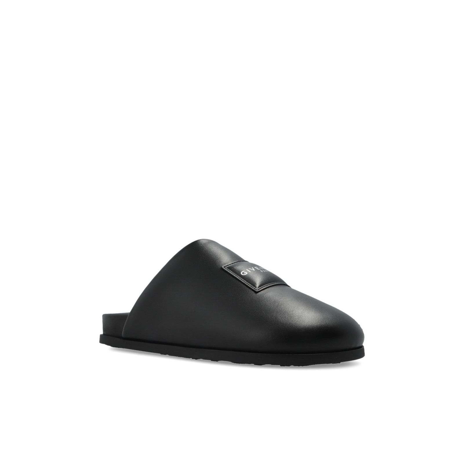 Givenchy GIVENCHY Black Leather Slides New & Authentic (Women's size: Size US 9 / IT 39 - 2 Thumbnail