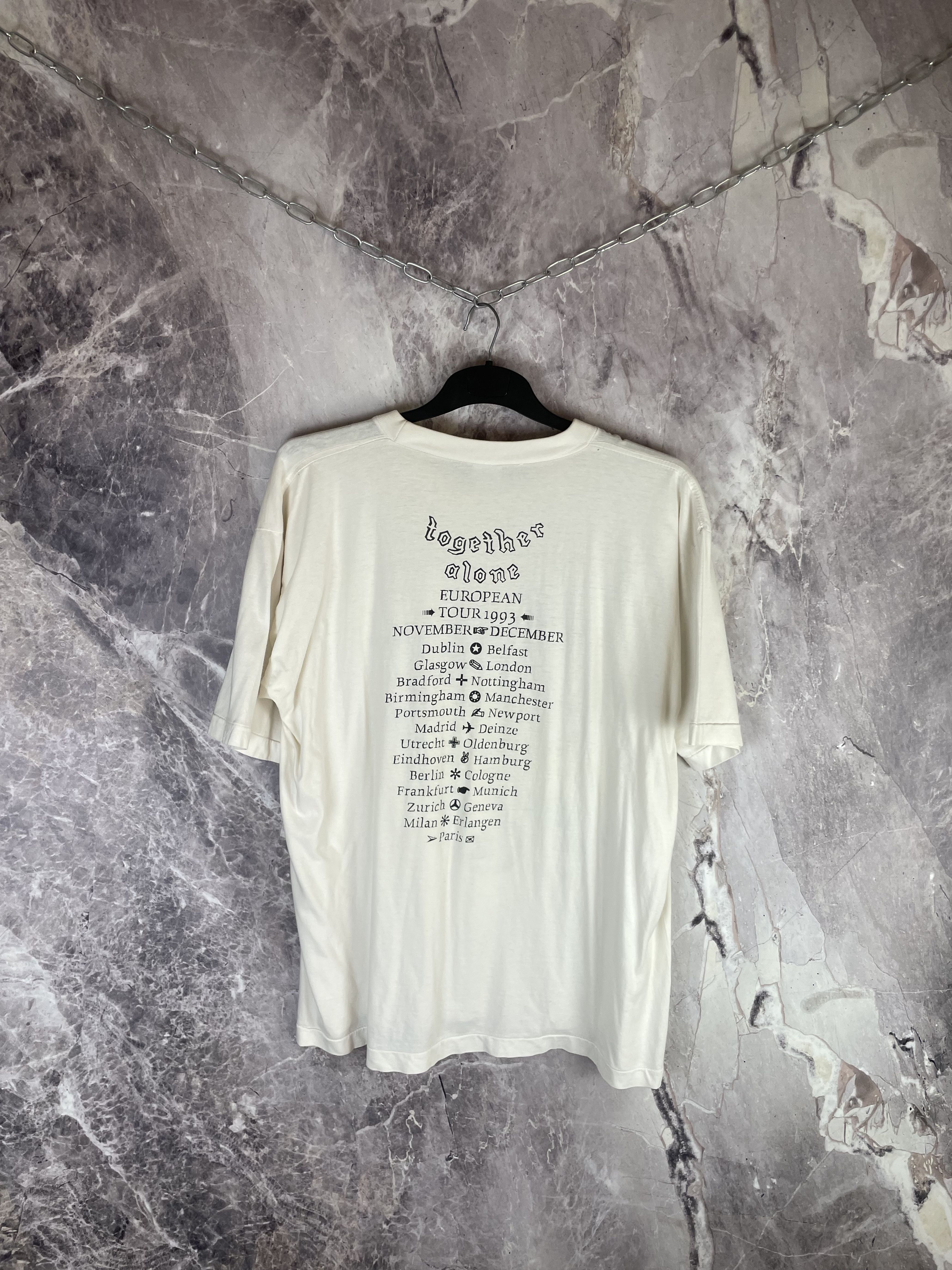 Band Tees 1993 Crowded house together alone tour T-Shirt Size US XL / EU 56 / 4 - 7 Thumbnail