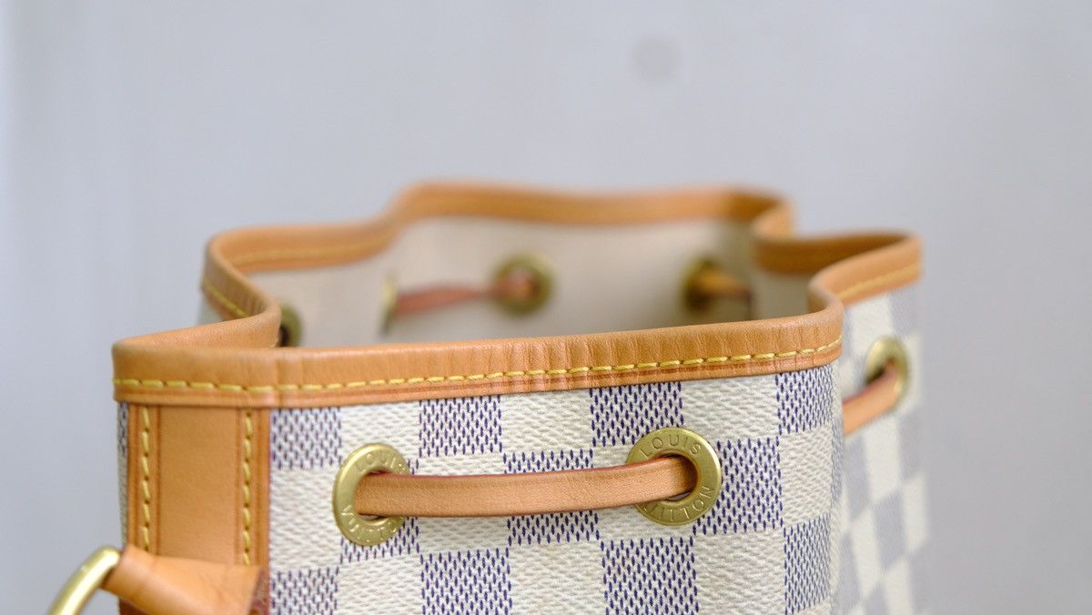 Louis Vuitton Louis Vuitton Damier Azur Noe white shoulder bag Size ONE SIZE - 7 Thumbnail