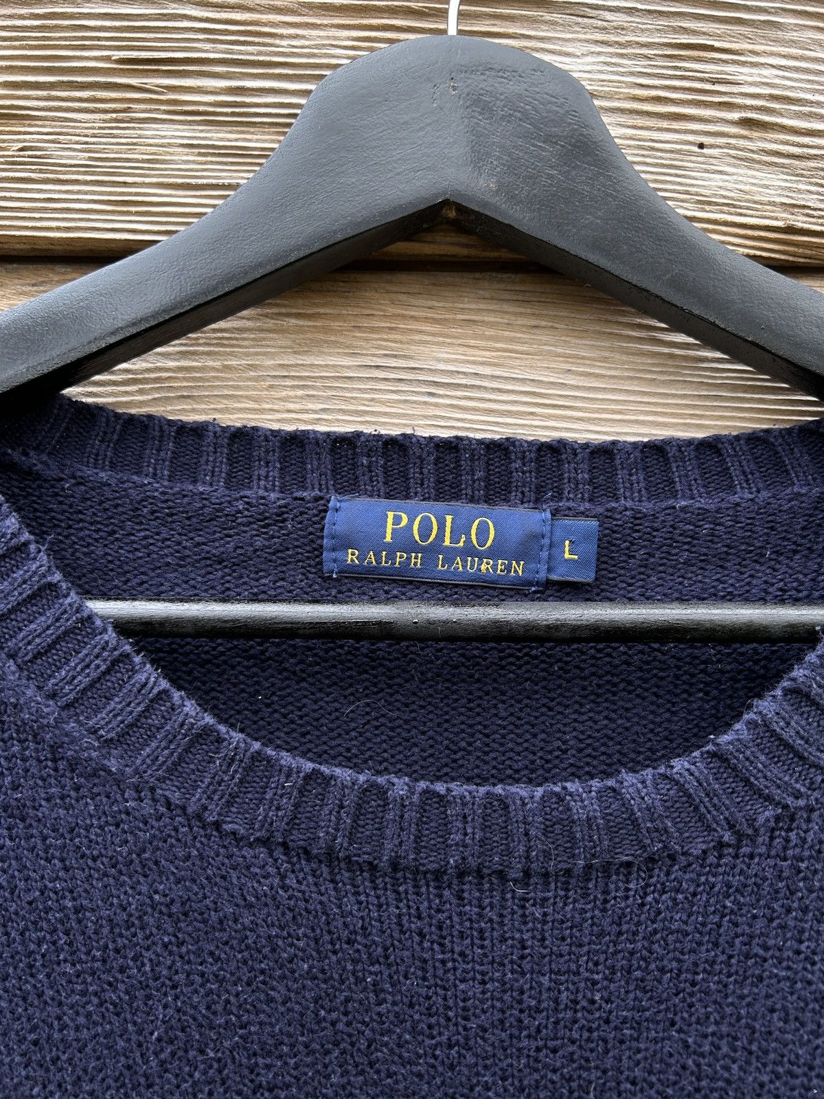 Polo Ralph Lauren Polo By Ralph Lauren Heavy Knitwear Sweater In Blue Size US L / EU 52-54 / 3 - 7 Thumbnail