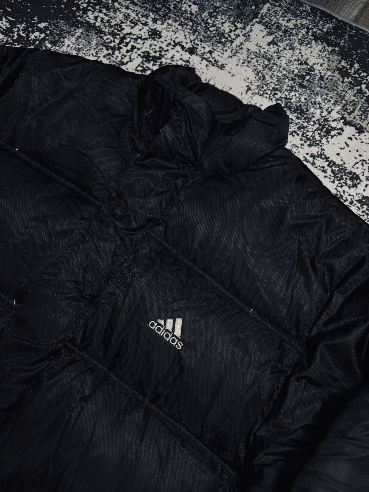 Adidas × Vintage ADIDAS 90s VINTAGE DOWN PUFFER JACKET DRILL Y2K Size US L / EU 52-54 / 3 - 3 Thumbnail