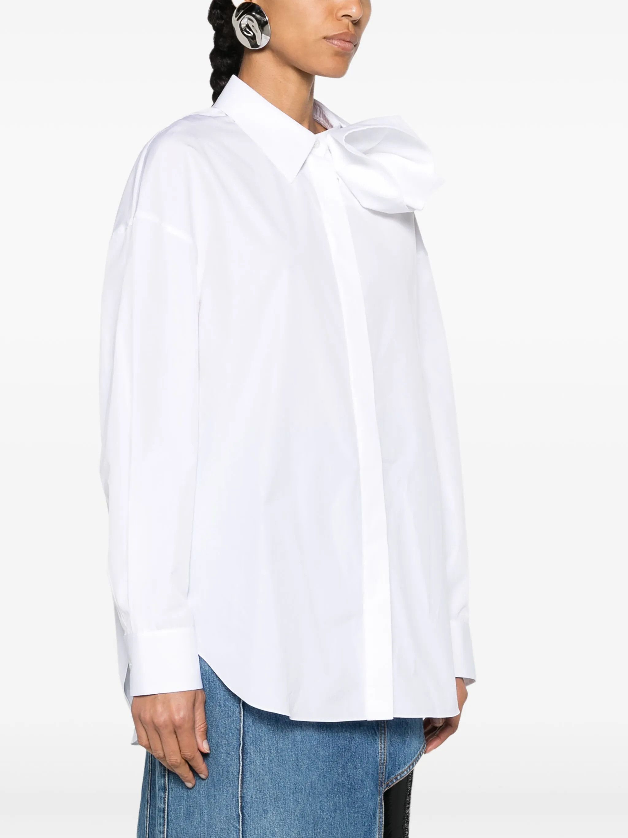 Alexander McQueen o1y0325 Shirt in White Size S / US 4 / IT 40 - 3 Thumbnail