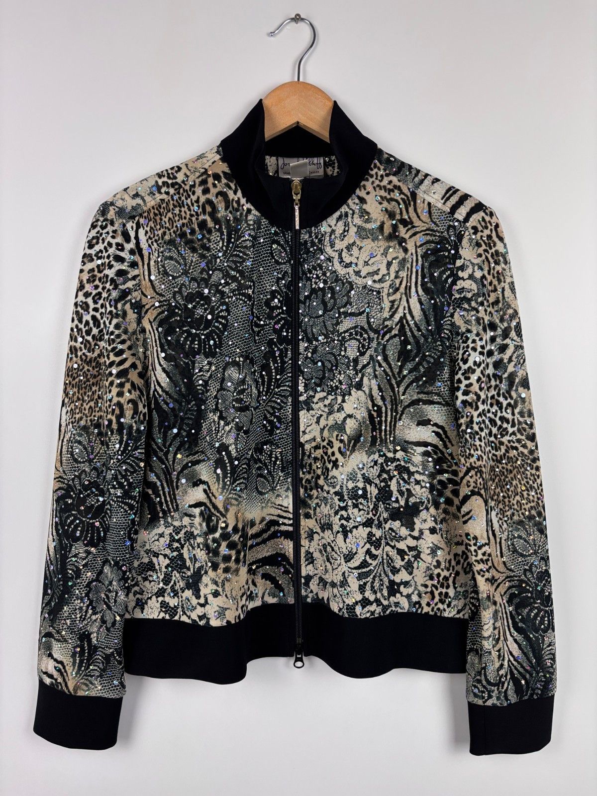 Joseph Ribkoff Joseph Ribkoff Animal Print Floral Zip Jacket US 12 Size XL / US 12-14 / IT 48-50 - 1 Thumbnail