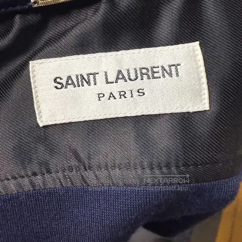 Yves Saint Laurent YSL Blue Wool Jacket for Women . Size L / US 10 / IT 46 - 3 Thumbnail