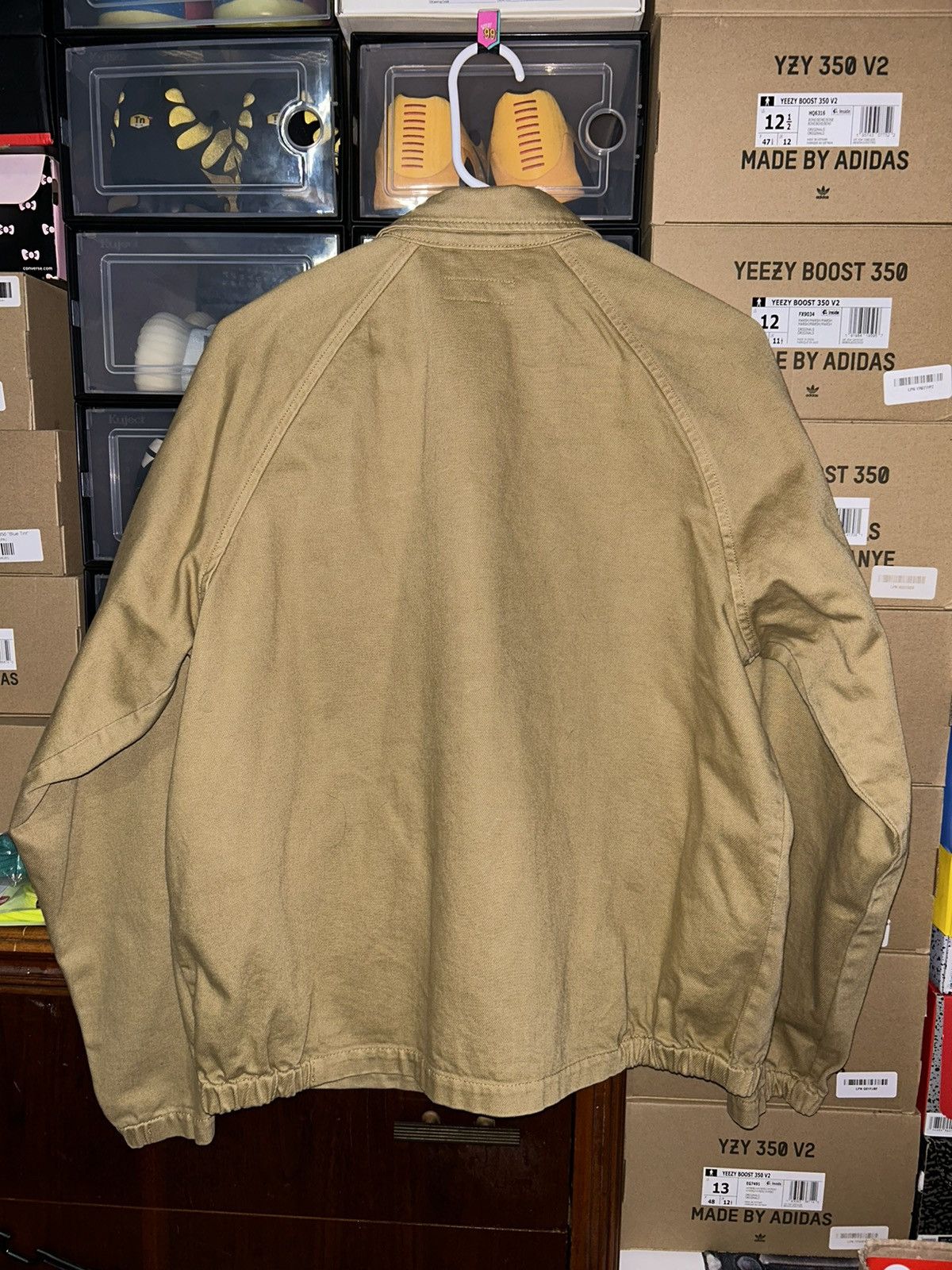 Supreme Supreme Snap Front Twill Jacket Light Gold FW18 Med VNDS Size US M / EU 48-50 / 2 - 5 Thumbnail